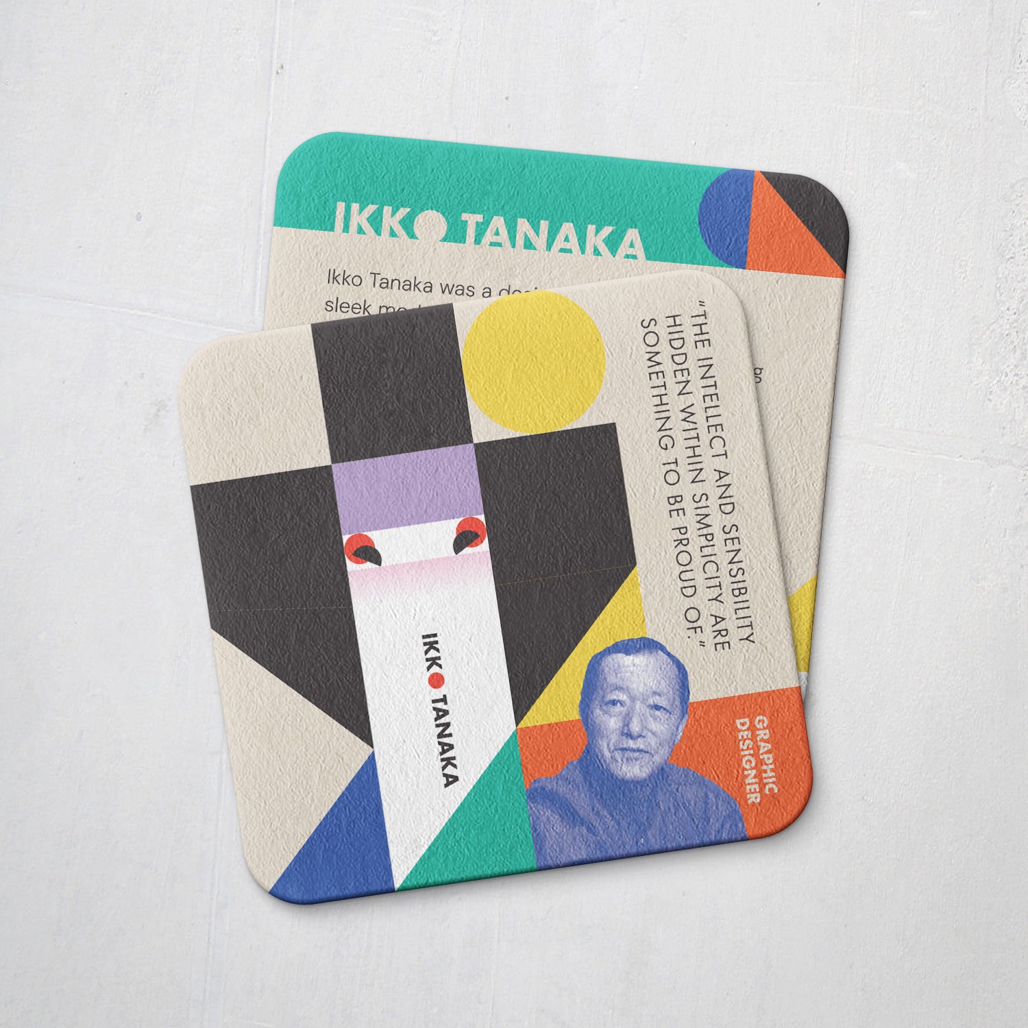  Inspirational Graphic Designer Coasters 