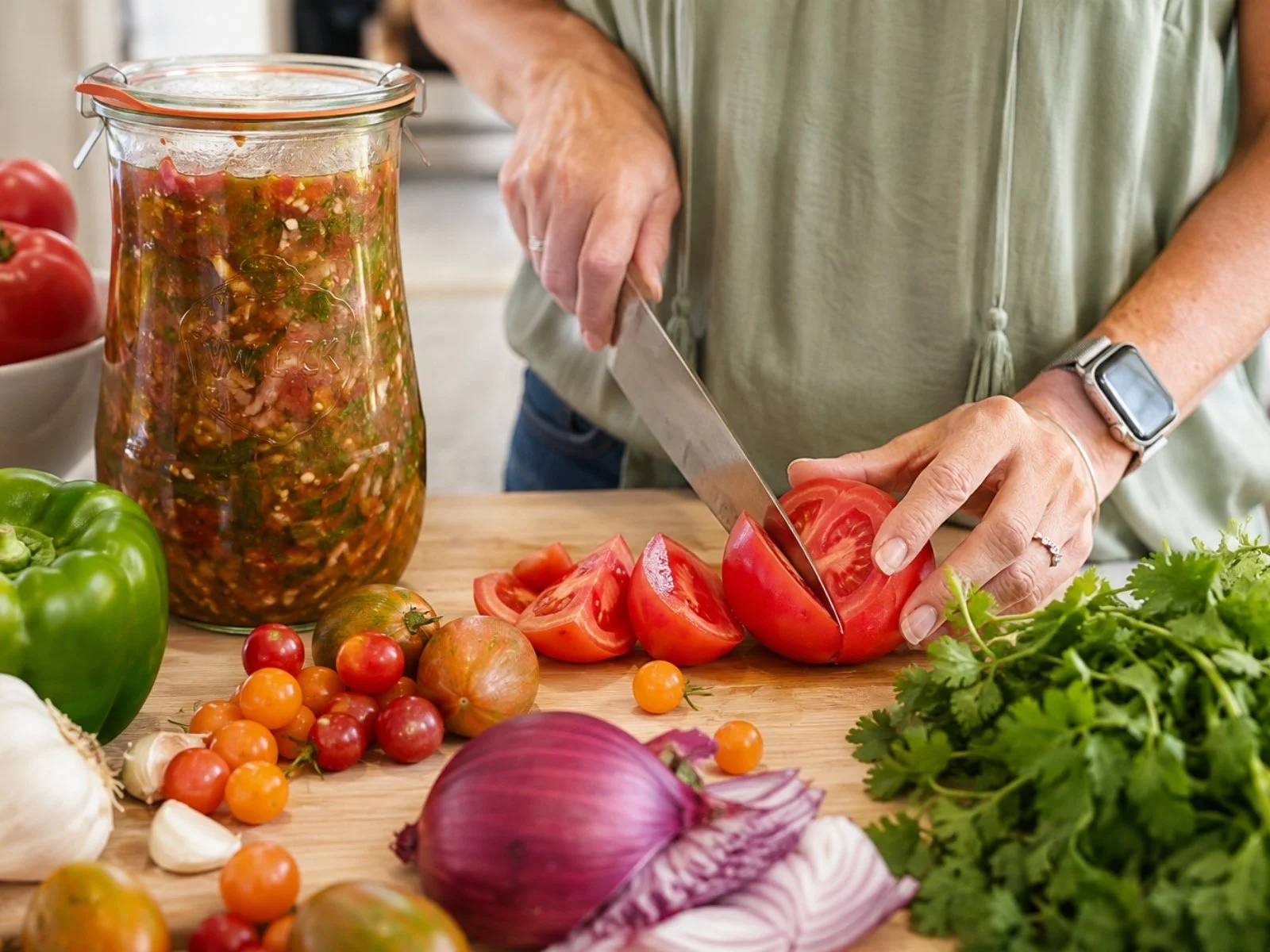 Garden to Jar: A Simple Fermented Salsa You’ll Want to Make All Summer