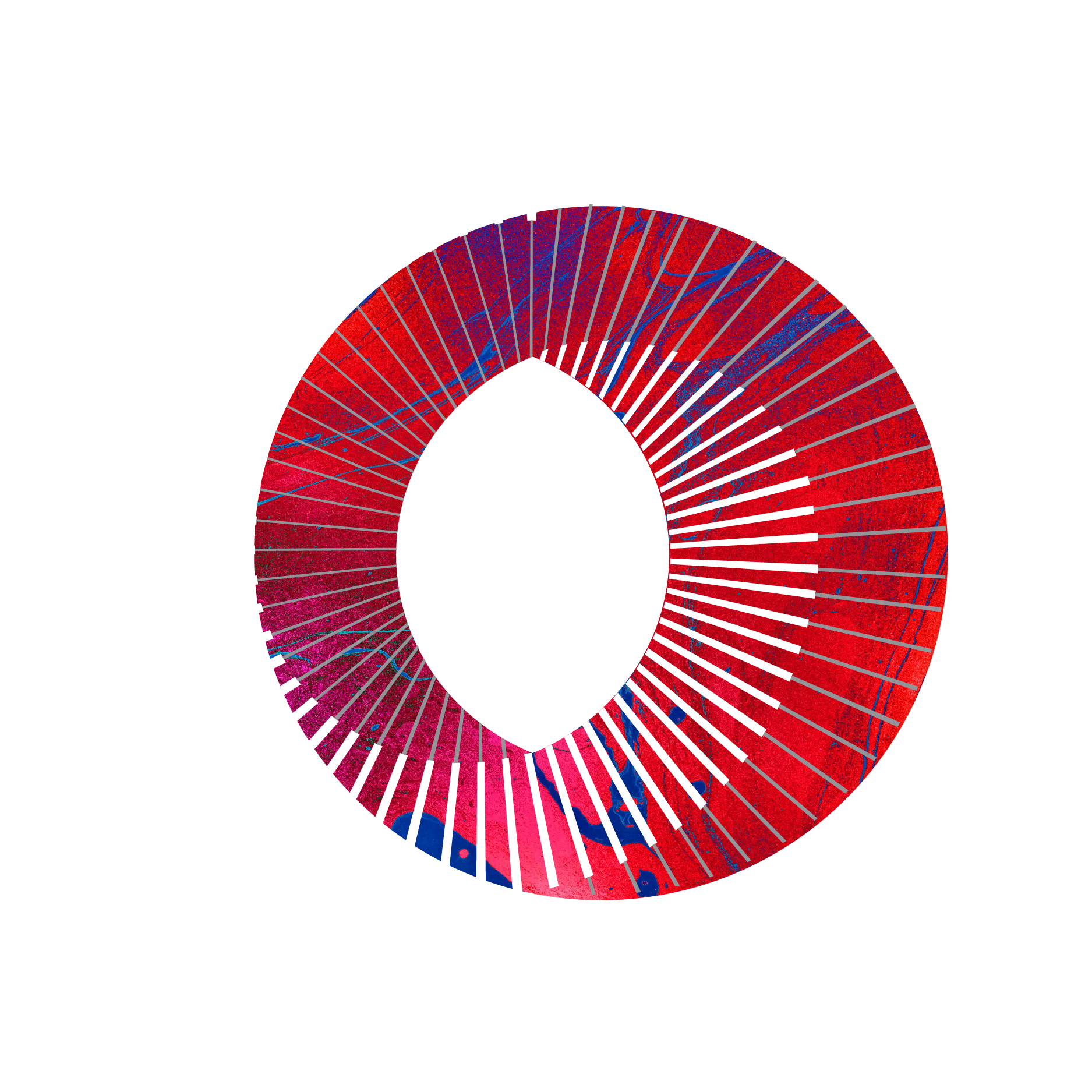 Jennifer Cawley Therapy spiral logo with red abstract photo