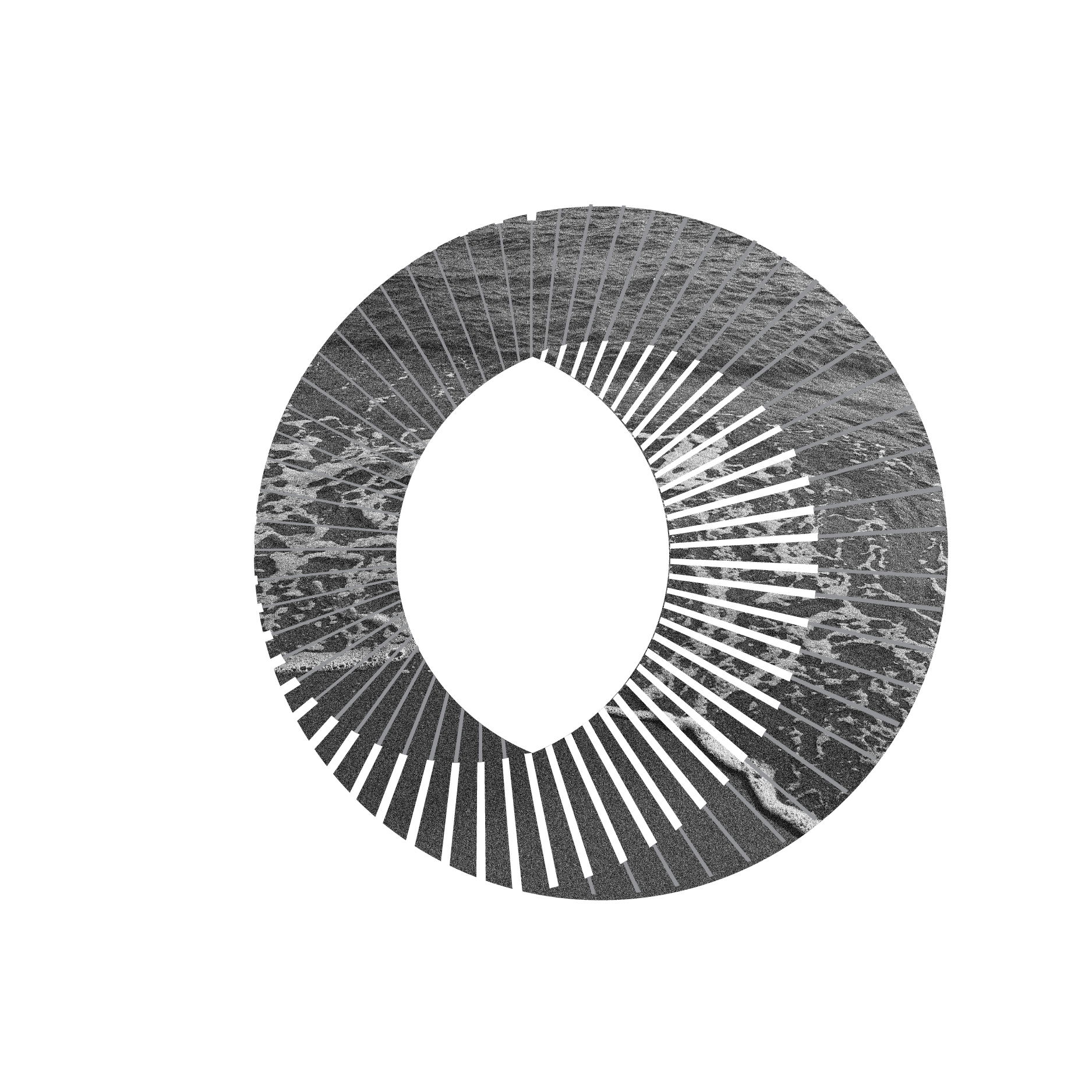 Jennifer Cawley Therapy spiral logo with black and white abstract photo of a beach and water