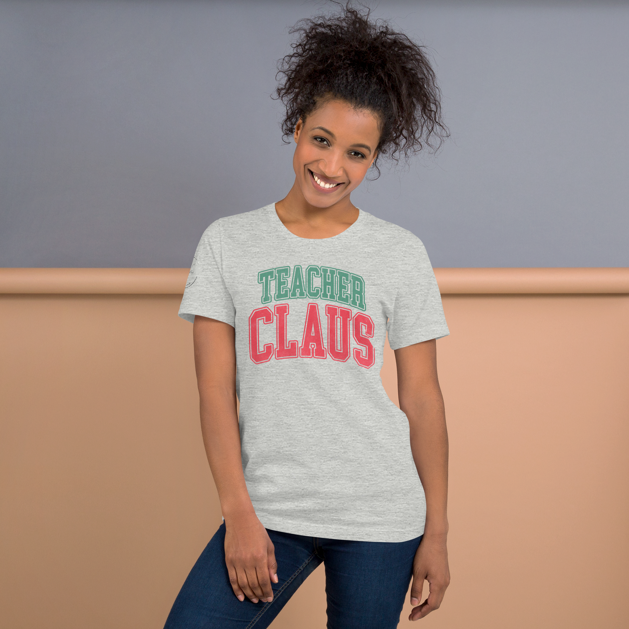 TEACHER CLAUS t-shirt comes in many colors