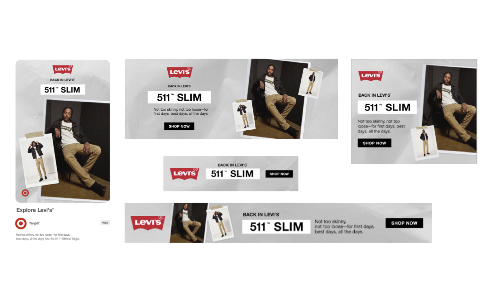Levi’s Paid Media Campaigns at Dept &amp; Chain Retailers
