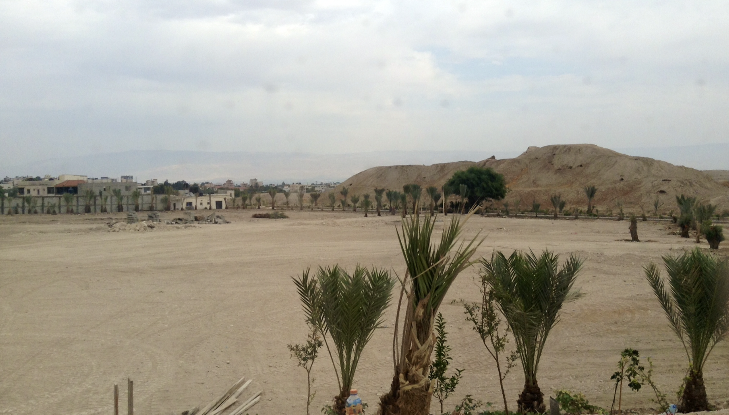 "All things must pass in God's time. The walls of Jericho came tumbling down, and this barren view where the city once stood reminded me that nothing lasts forever unless God ordains it. Ashes to ashes and dust to dust.", Jericho, Israel, photo and d