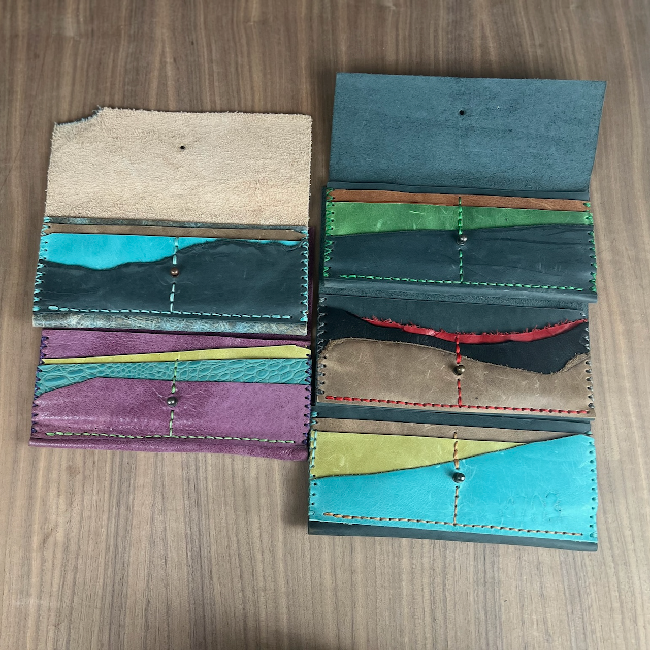 Foldover Wallet - 6 pocket + cash slot