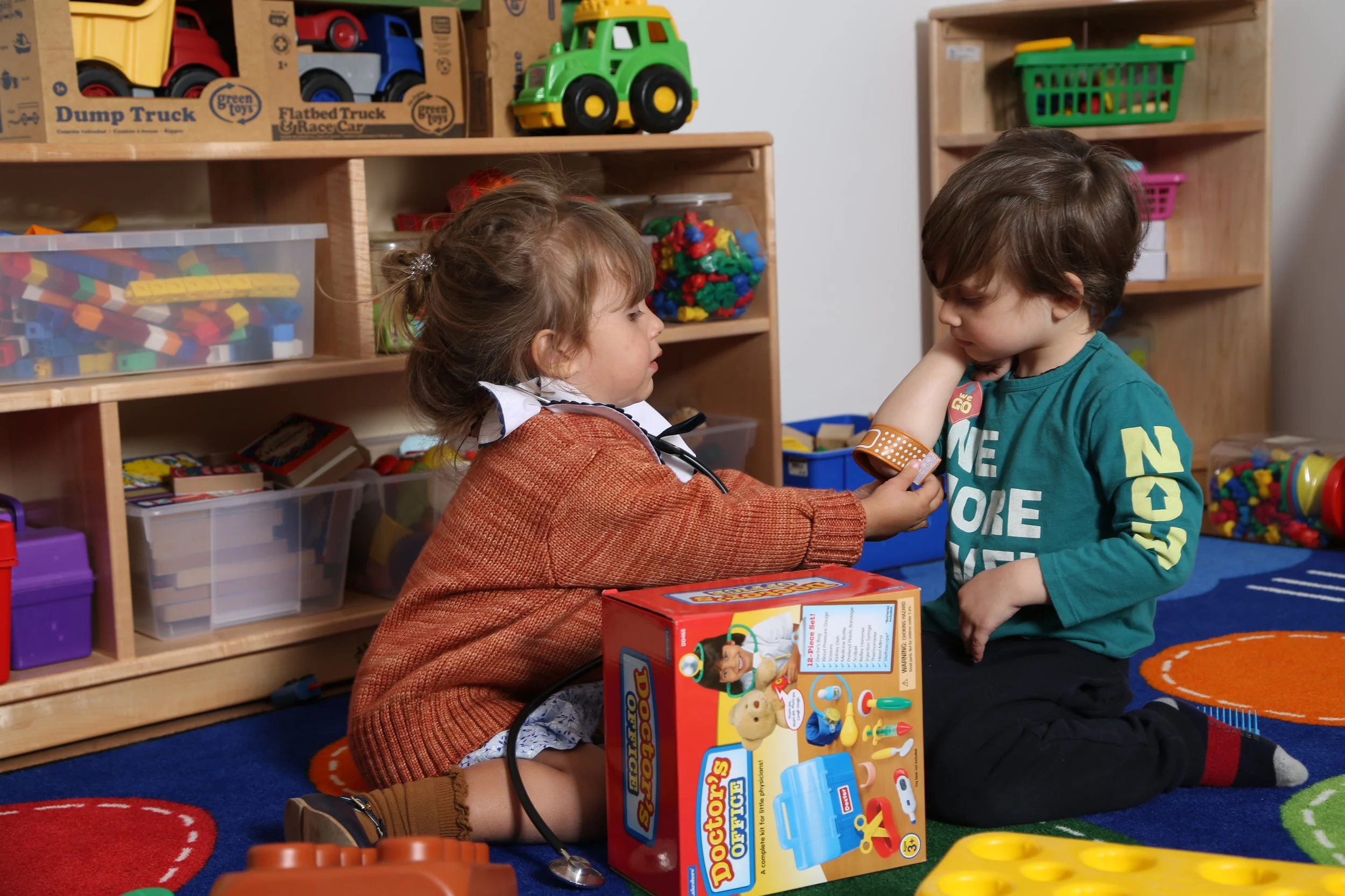 Bright and welcoming classroom at Ladybug Daycare, Carroll Gardens Brooklyn