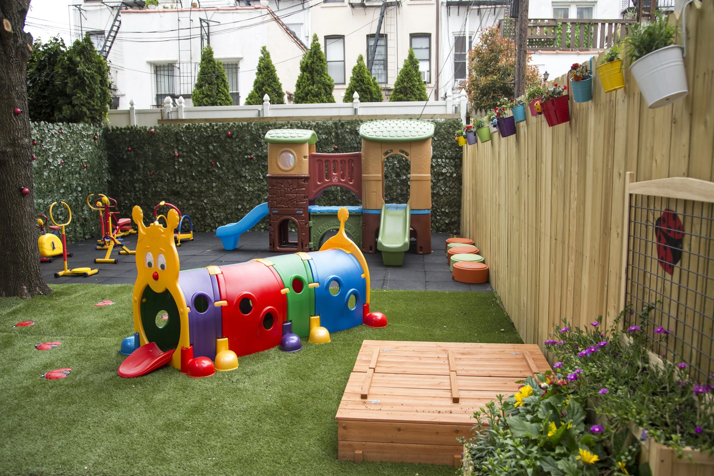 Ladybug on 4th Place brownstone daycare with private backyard at 131 4th Place, Carroll Gardens Brooklyn
