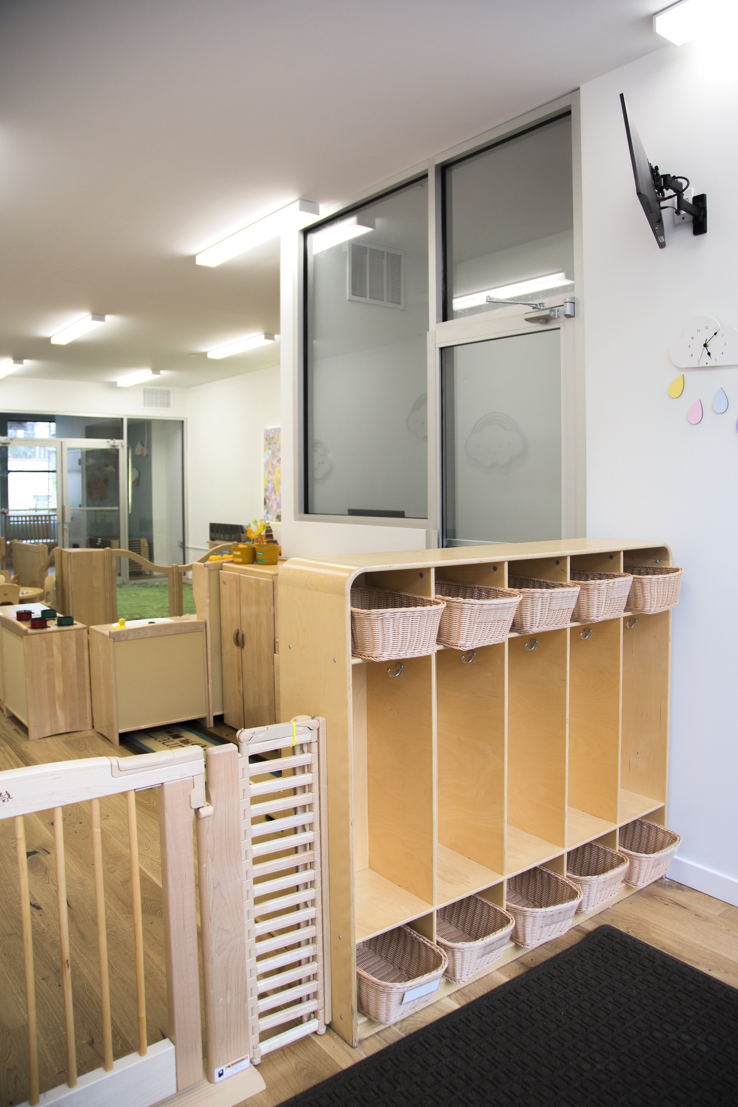 Bright and welcoming classroom at Ladybug Daycare, Carroll Gardens