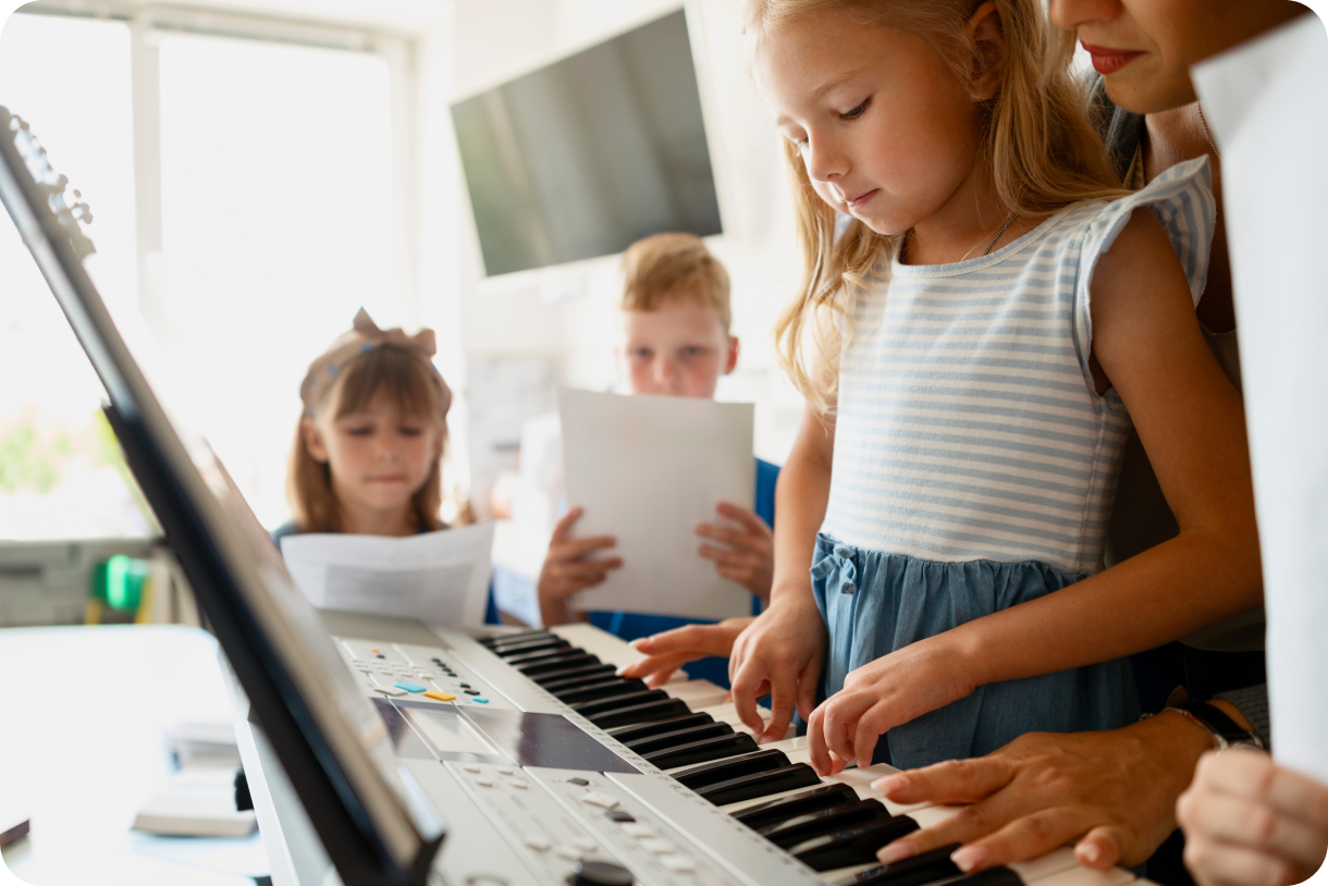 Ladybug Preschool 2025–2026 school year calendar illustration