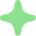 A green star-shaped icon on a plain background.