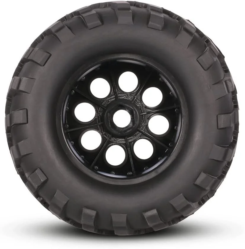 Goolsky 2Pcs AUSTAR AX-3011 155mm Monster Truck Tires with Beadlock Wheel Rim 4.jpg