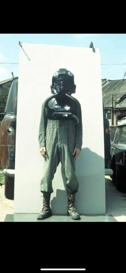 Prototype Chest Box and Helmet, was not used on screen.