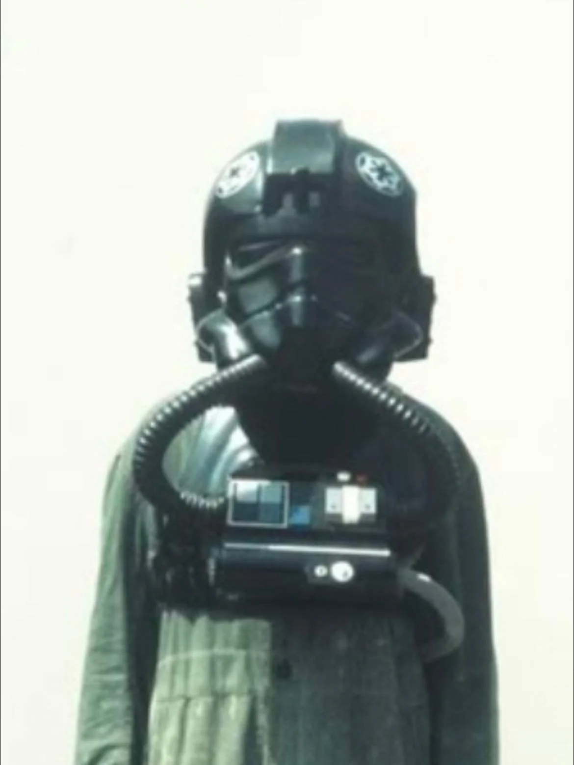 Prototype Chest Box and Helmet, was not used on screen.