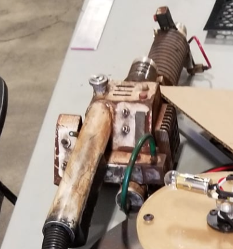 The white plastic prototype Gunner seat thrower as mentioned in episode 3 of the Black firehouse podcast