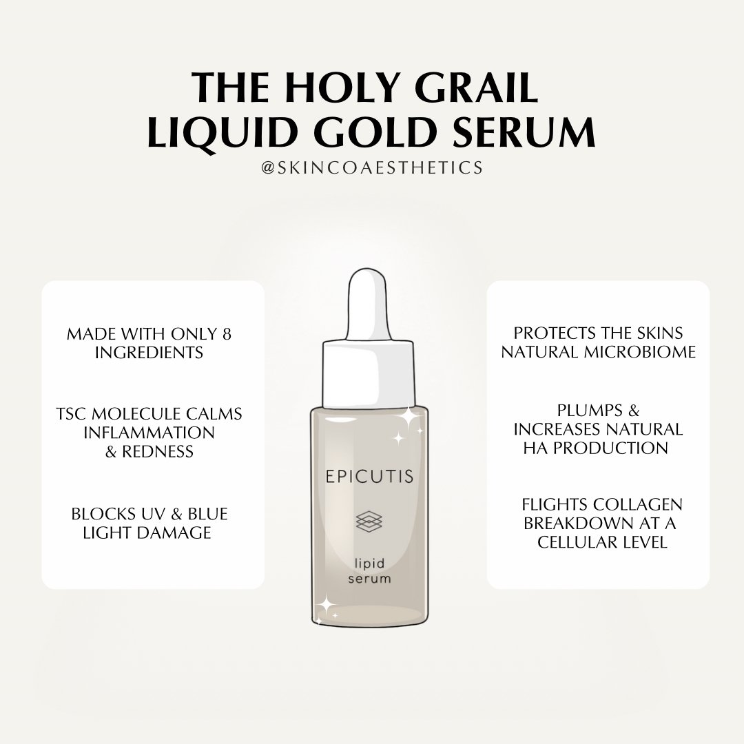 Why we love her 🥹 

Lipid serum aka literal liquid gold is made up of 8 simple, yet powerful non toxic ingredients.

Targeting the stem of all skin conditions.. inflammation 💥

Purchase yours in clinic at your next appt or online at skincoaesthetic
