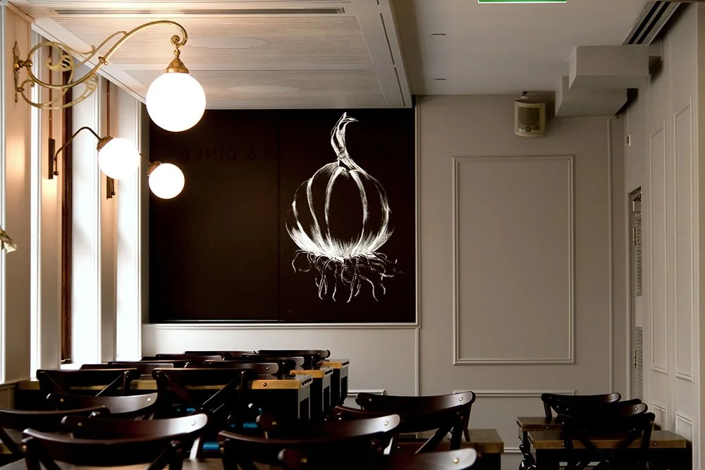 Garlic wall art 