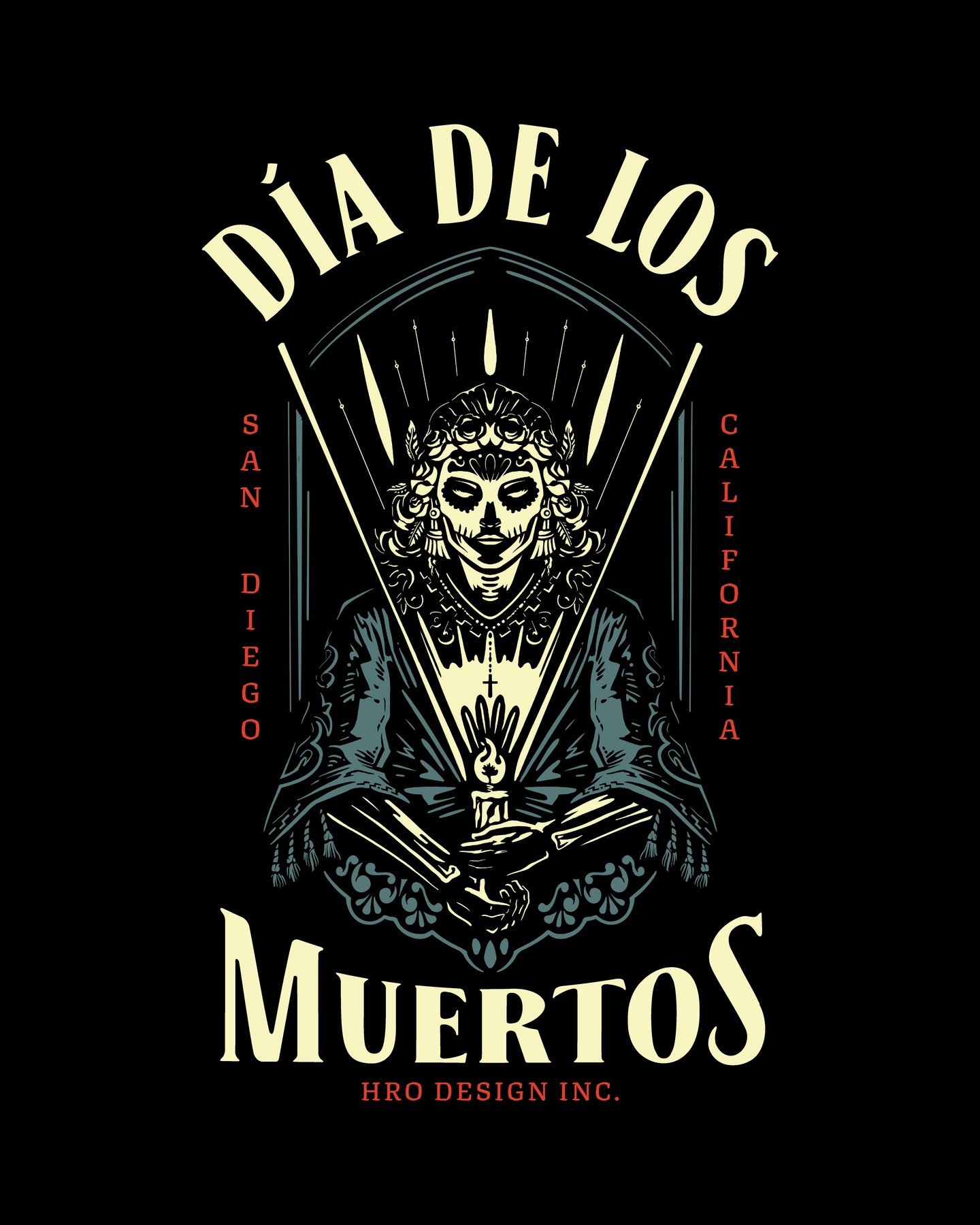 As we head into the weekend. We like to share this archived piece we flipped for our studio. Wishing y'all a good weekend celebrating D&iacute;a De Los Muertos &amp;/or Halloween.