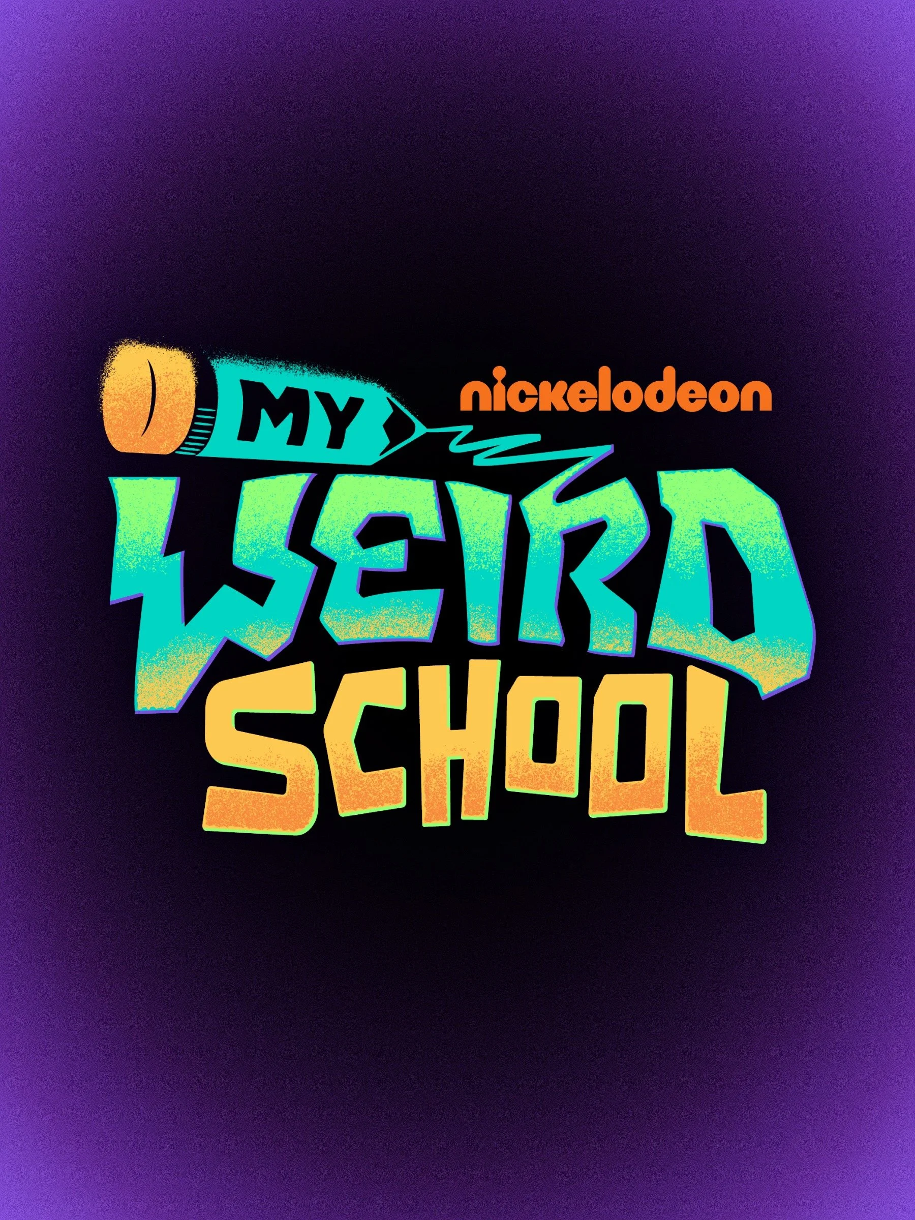 Final logo design for Nickelodeon's My Weird School based on the classic books. After some conversations with the Nickelodeon team, we brought back the pencil and combined elements from two of our favorite concepts.