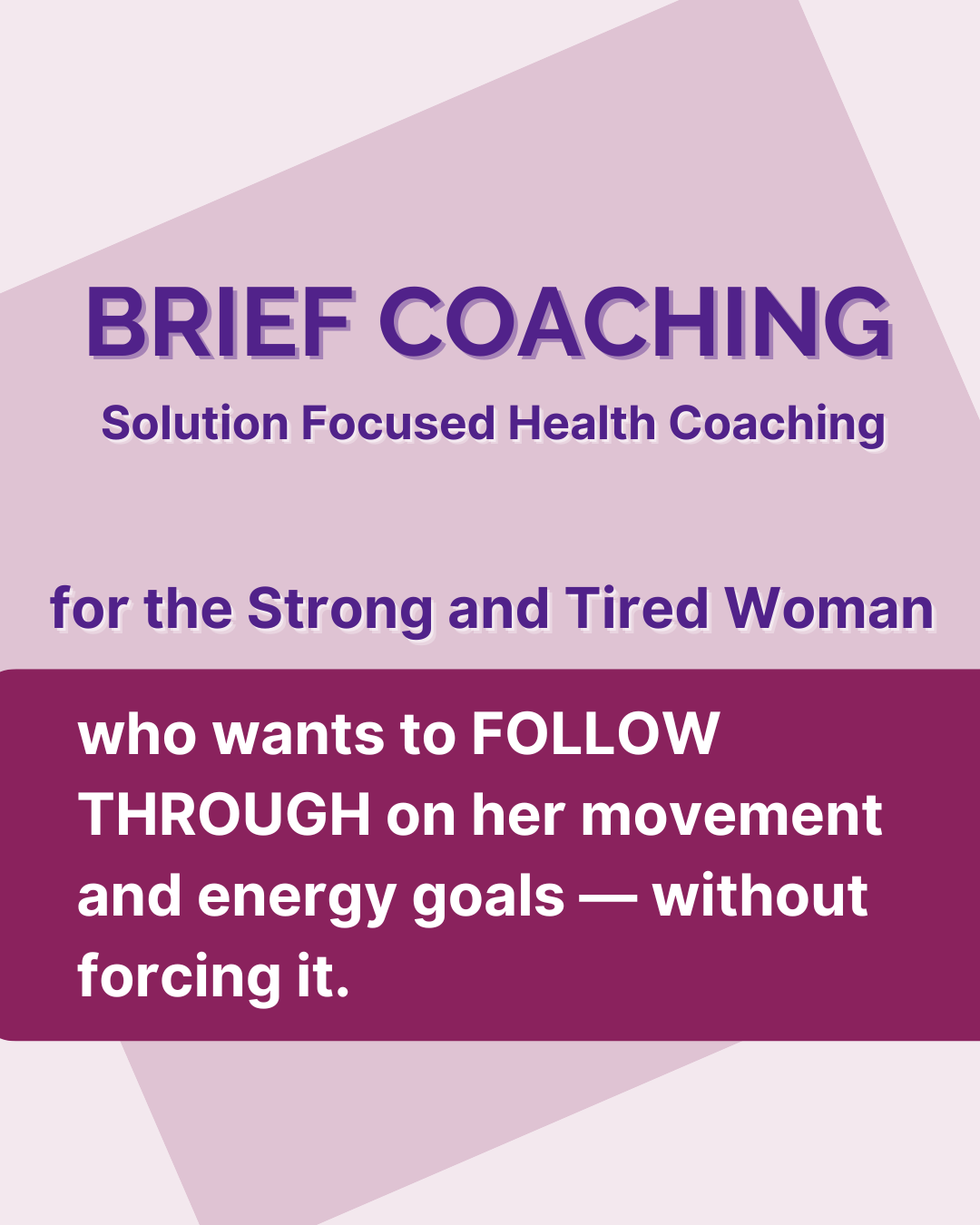 ‘Why can’t I just follow through?’ - Let’s Talk about it!