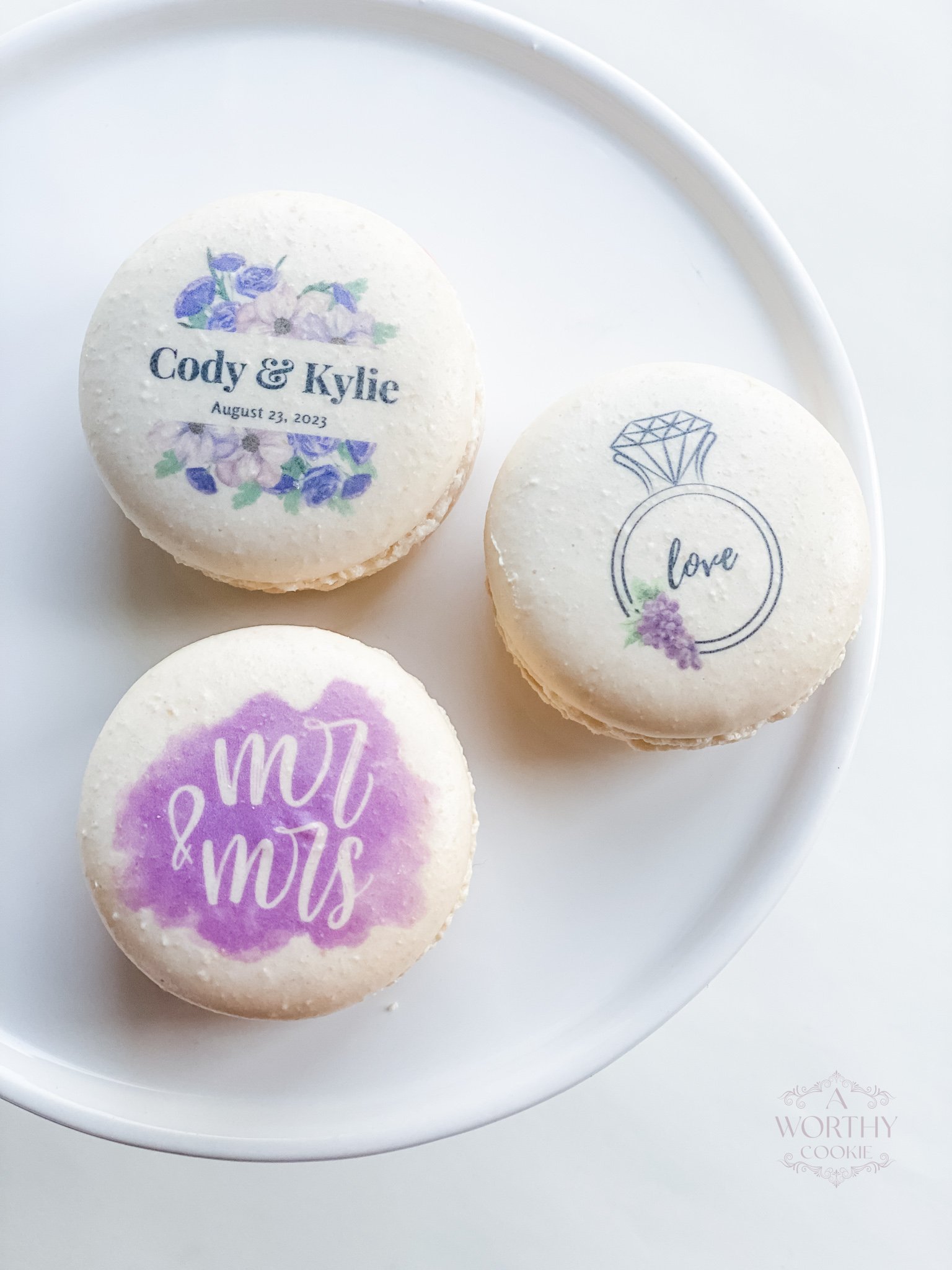 Custom Sugar Cookie, Macaron and Cupcake Party Tray Dessert Order — A