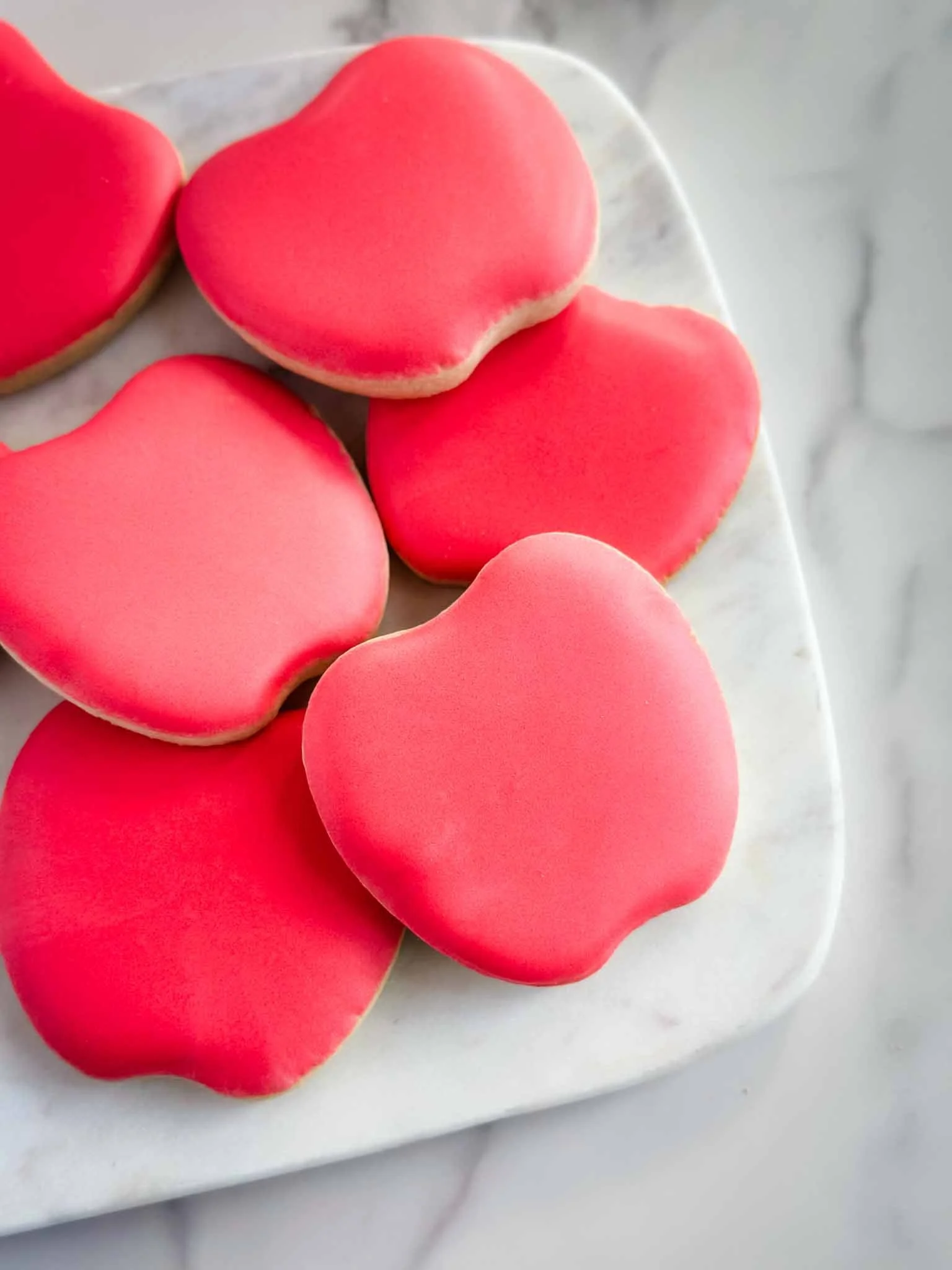 Just Iced Red Apple Sugar Cookies