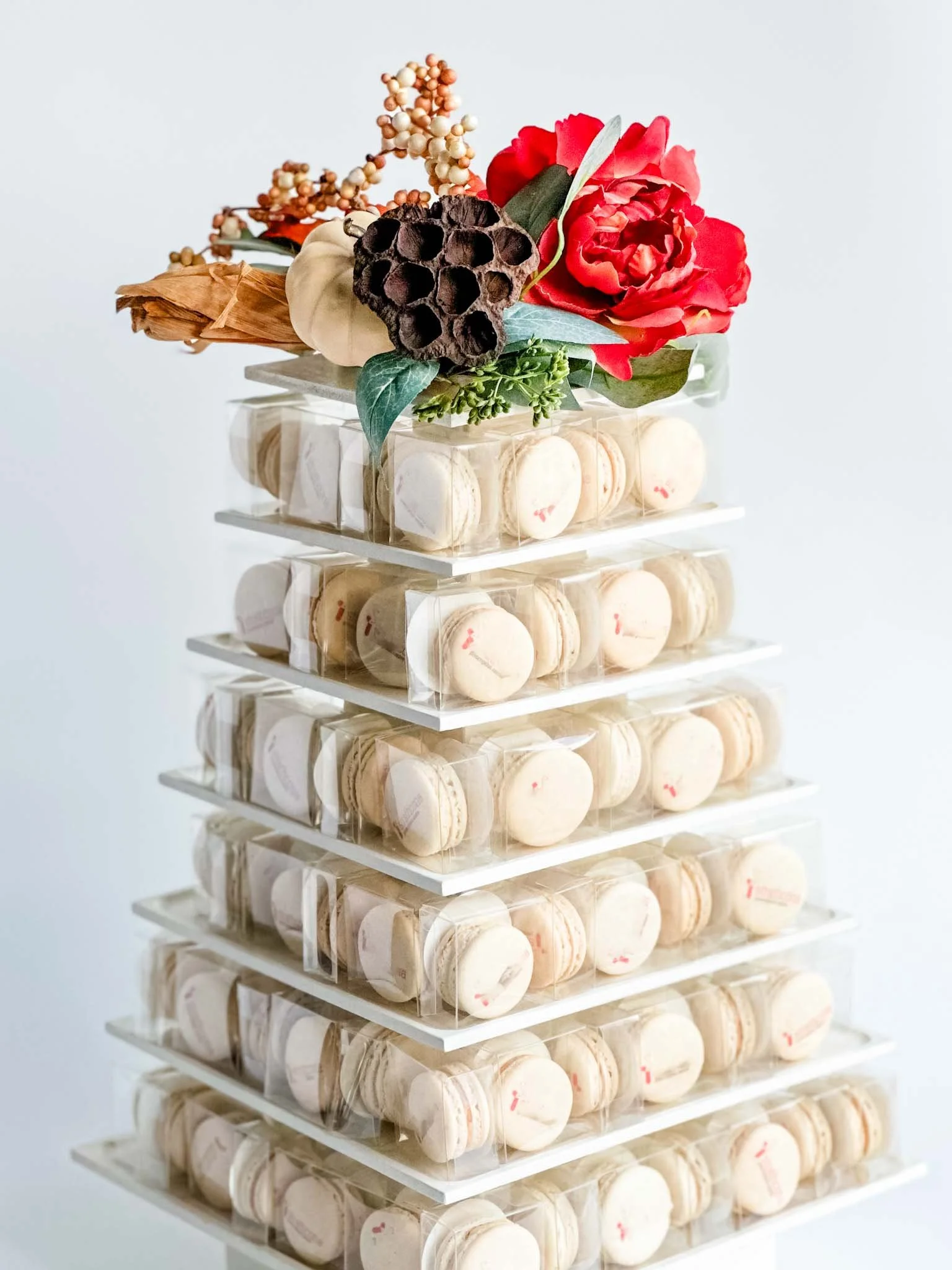 A Worthy Cookie pharmacist logo macaron individually boxed tower.jpg