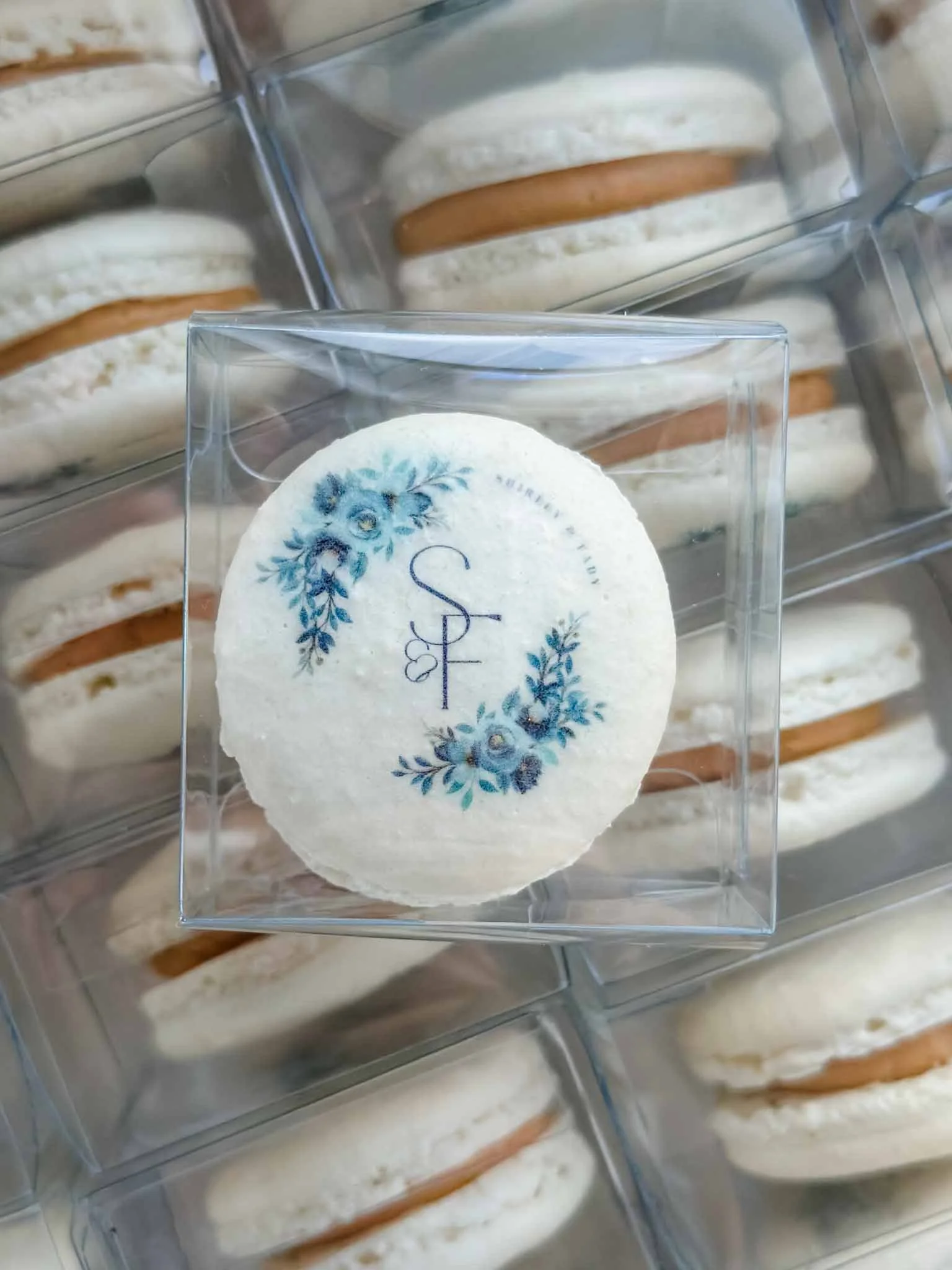 A Worthy Cookie monogram custom macarons individually boxed.jpg