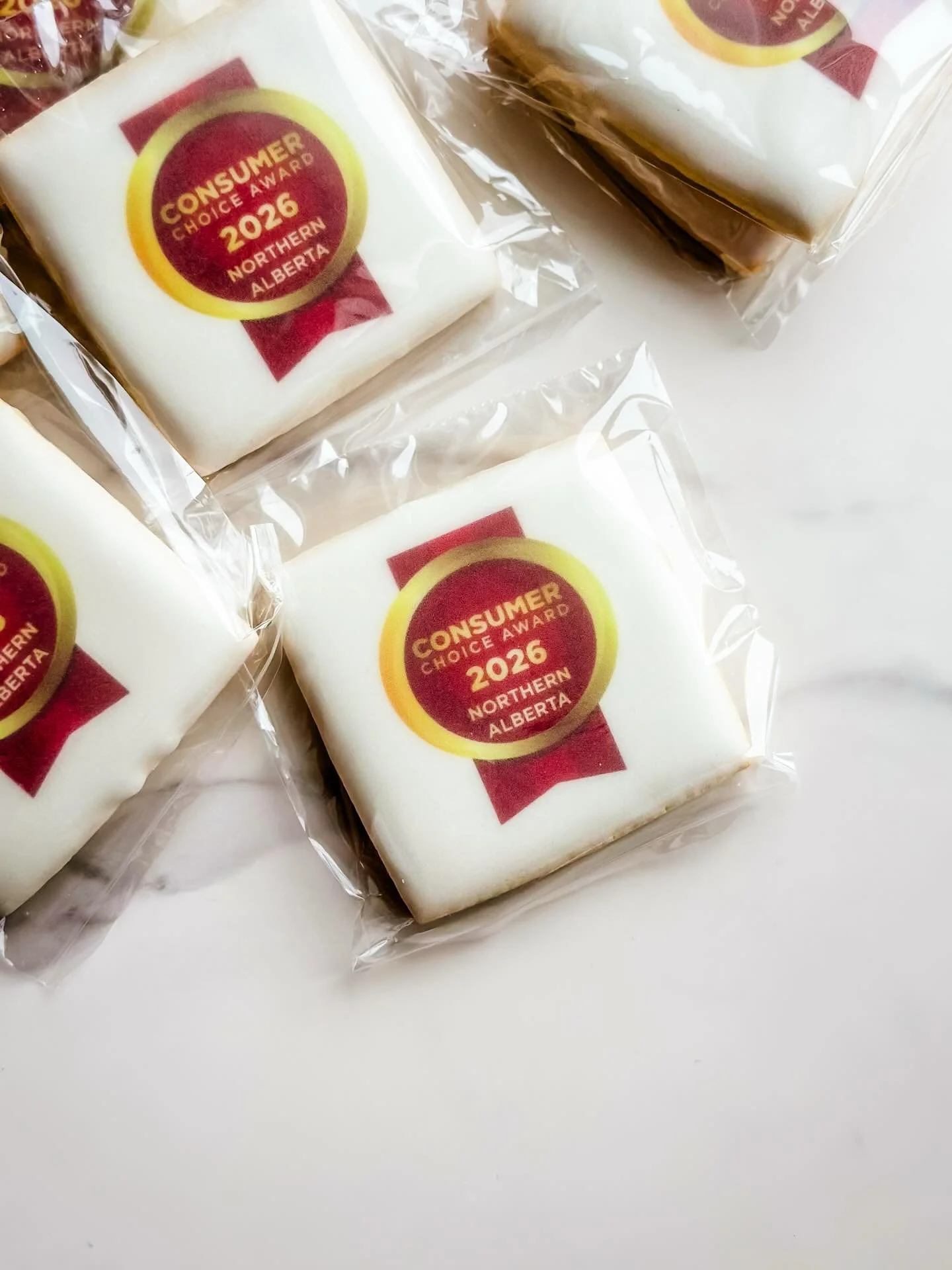 These cookies took part in our region&rsquo;s 2026 @consumerchoiceaward ceremony.

🙏We&rsquo;re proud to be voted Consumer Choice Award &ndash; Best Cookie Shop for Edmonton and Northern Alberta again! 

🙏Thank you for the continued support, and co