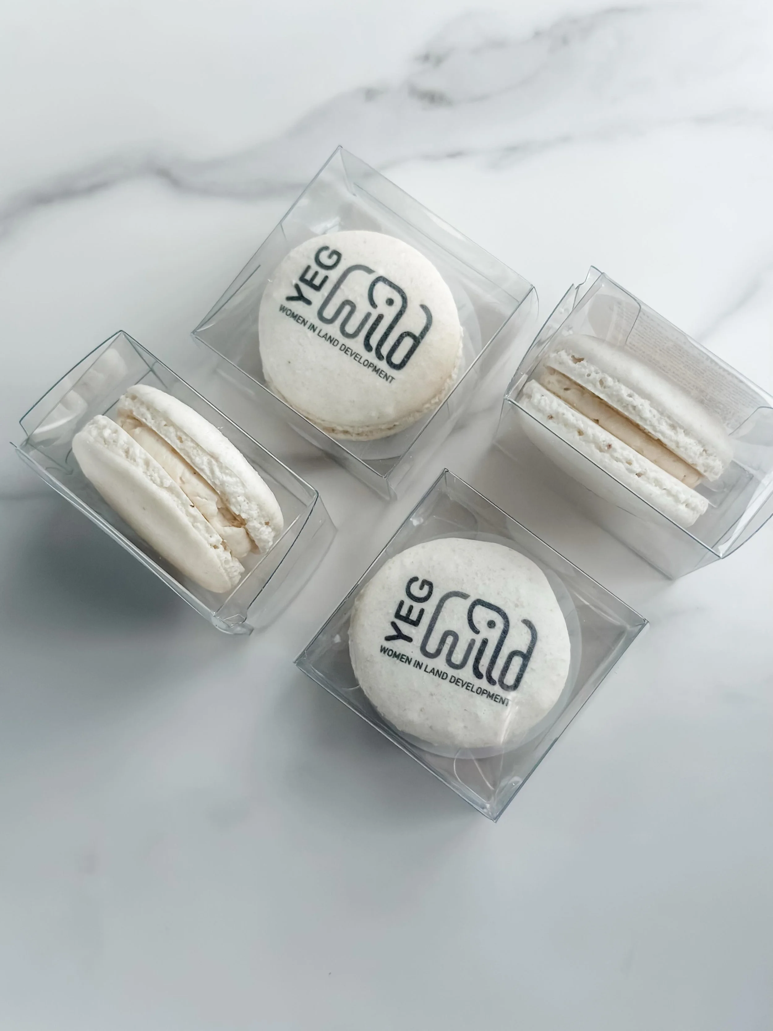 Branded macarons, designed to leave a lasting impression.

Created for @yegwild as a sweet addition to their event experience.

#BrandedMacarons #CorporateGifting #EdmontonEvents #edmontonbakery #AWorthyCookie