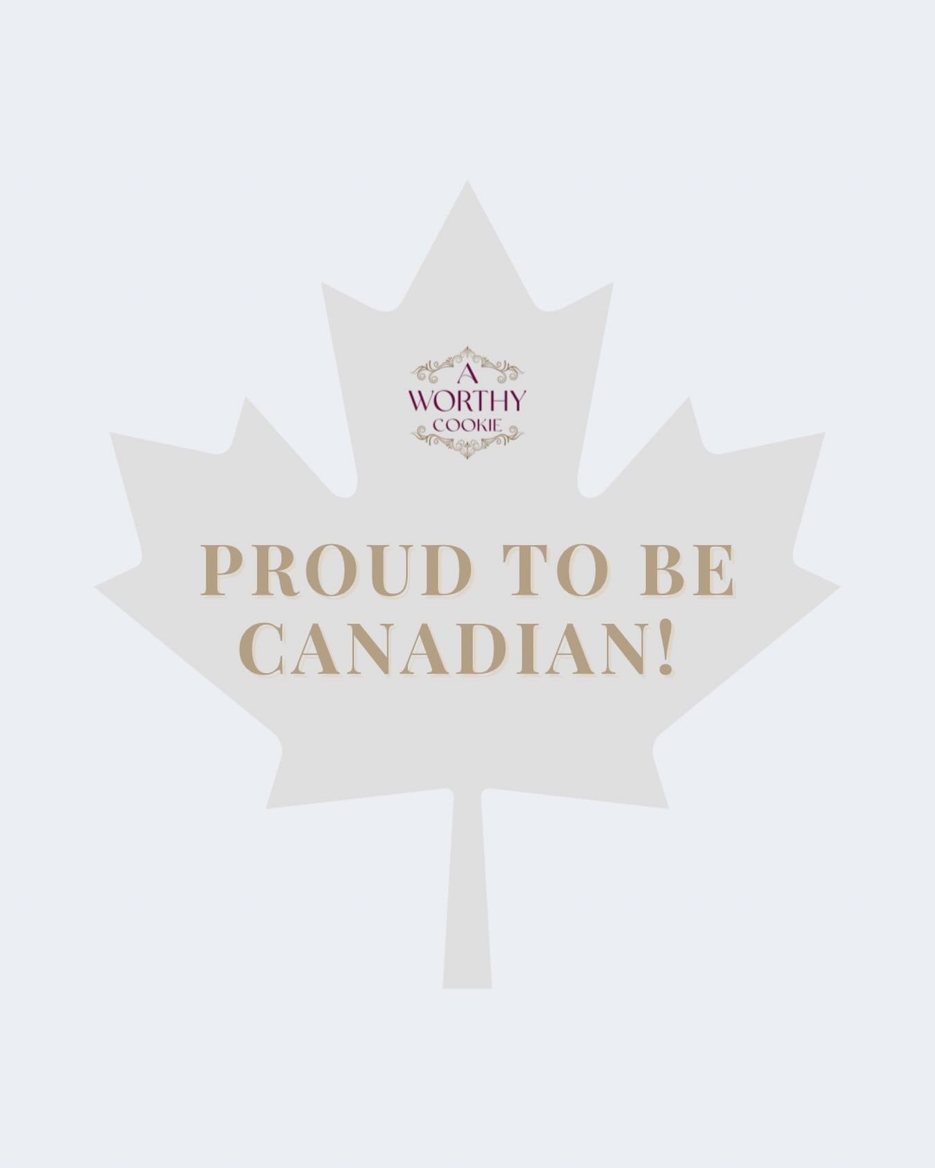Proud to be Canadian. 🇨🇦

#CanadaDay #ProudlyCanadian #SupportLocal #EdmontonBakery #AWorthyCookie