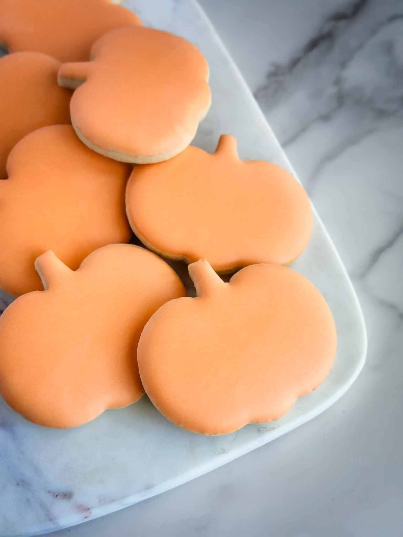 Just Iced Pumpkin Sugar Cookies