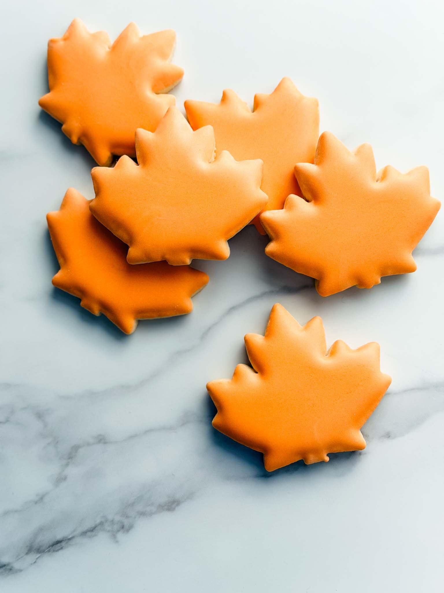 Just-Iced LARGE Fall Leaf Sugar Cookies