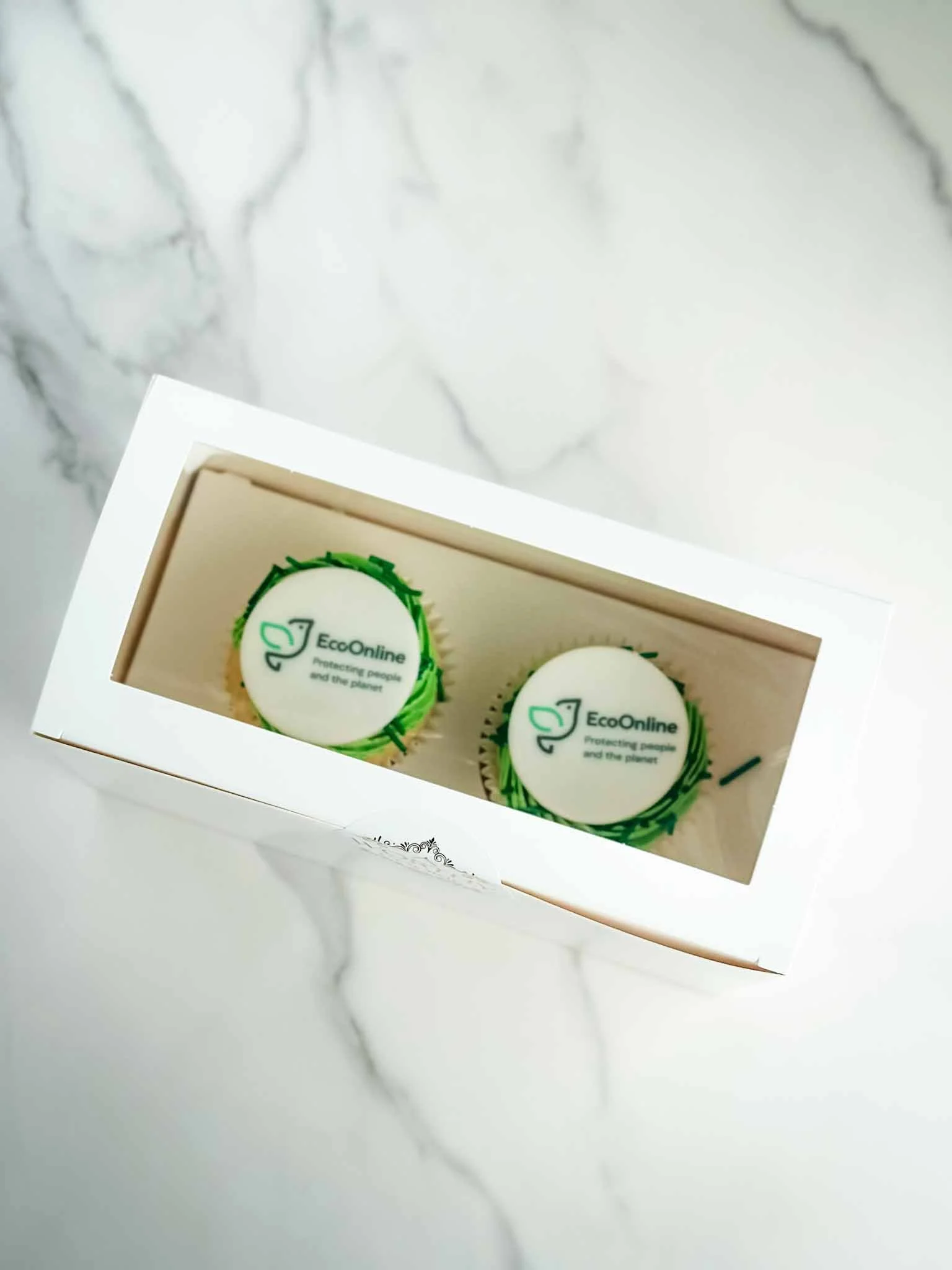 A Worthy Cookie Custom Logo Cupcake two pack favour.jpg