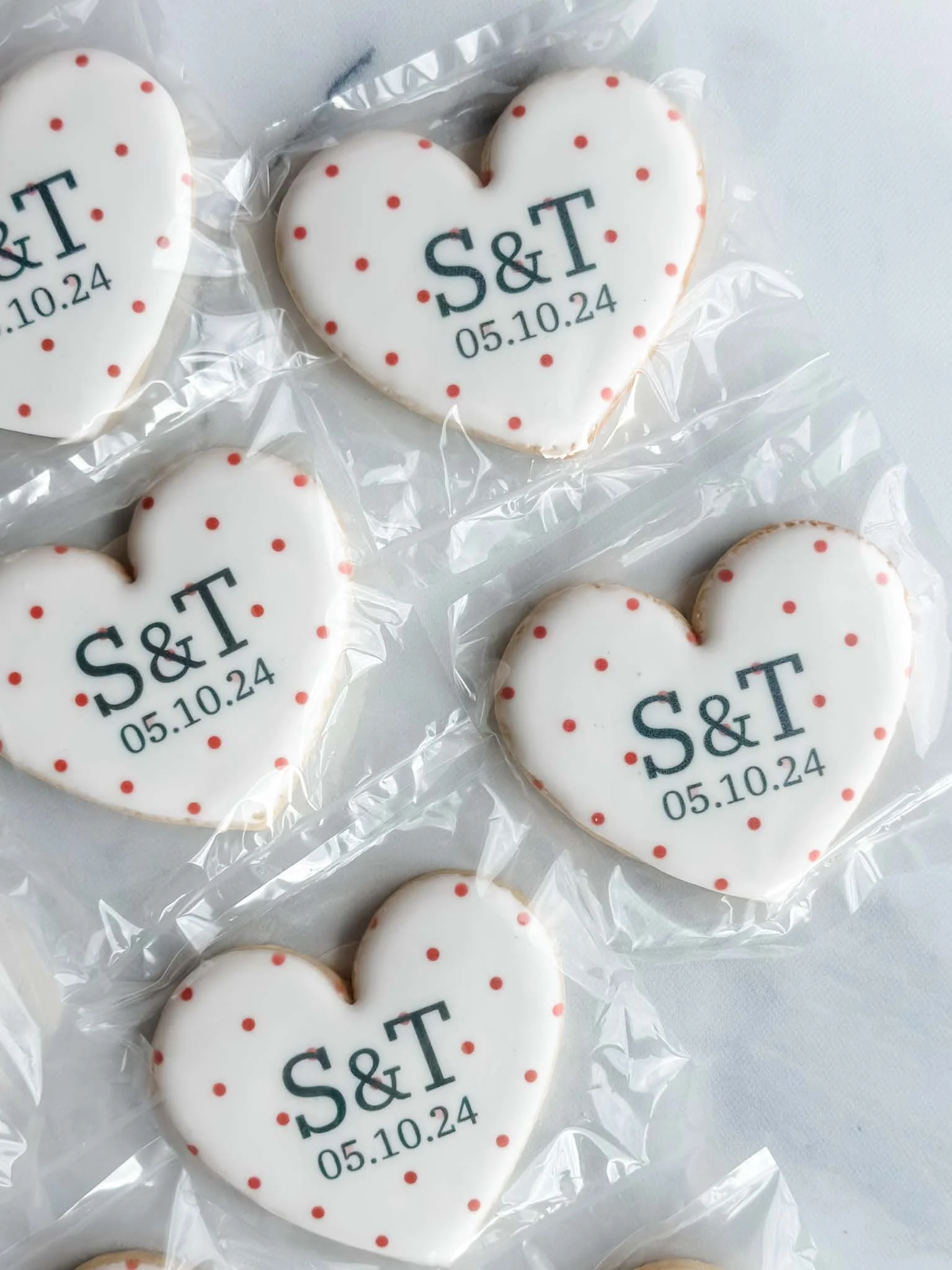 A Worthy Cookie Custom Sugar Cookies for wedding large hearts individually bagged.jpg