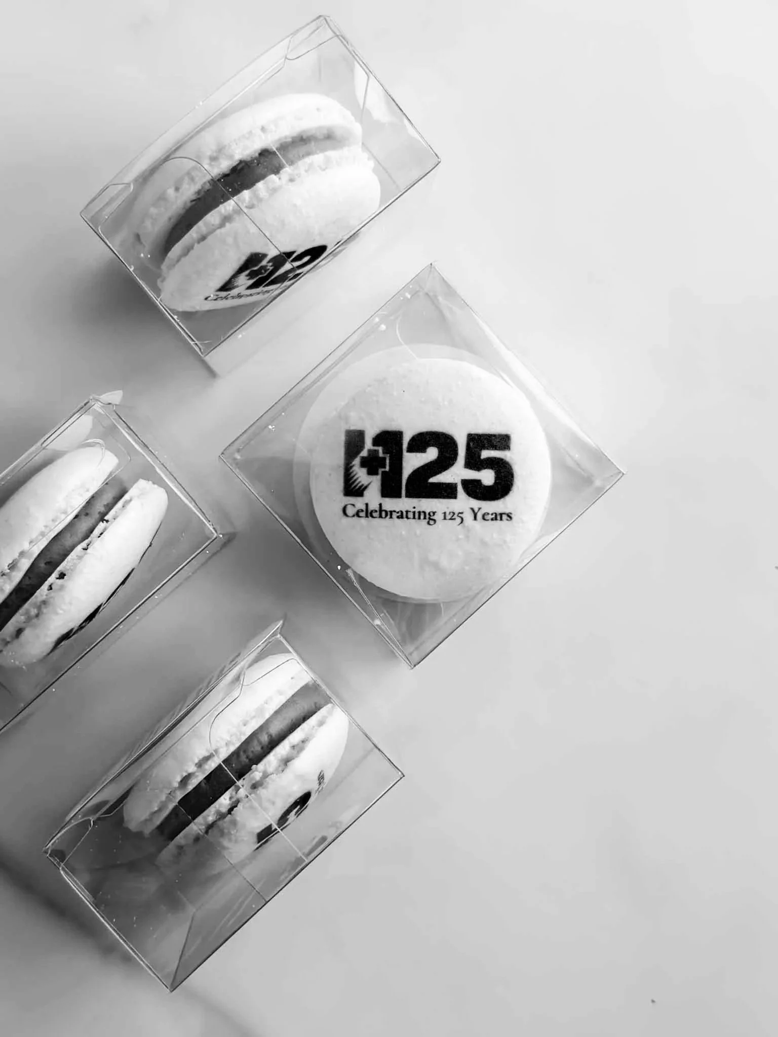 branded macarons