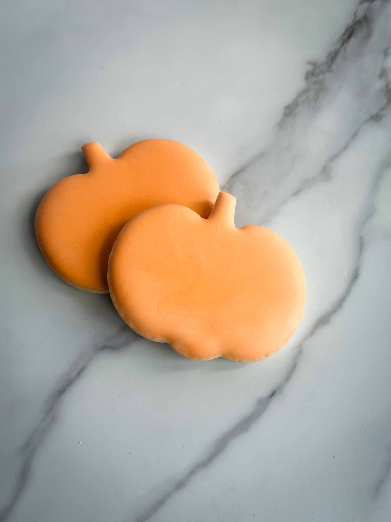 A Worthy Cookie Custom Sugar Cookies two orange pumpkins.jpg
