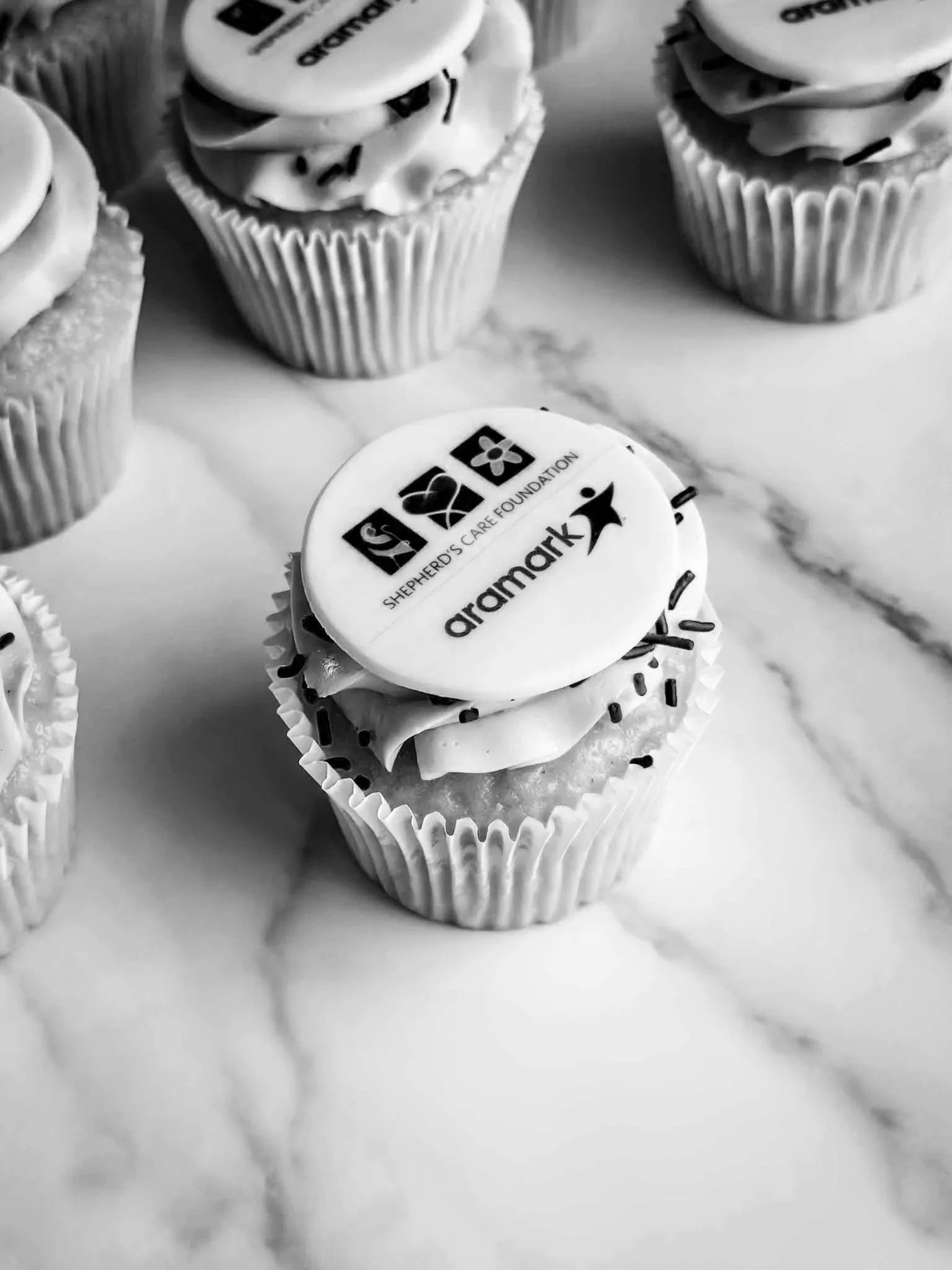 branded cupcakes