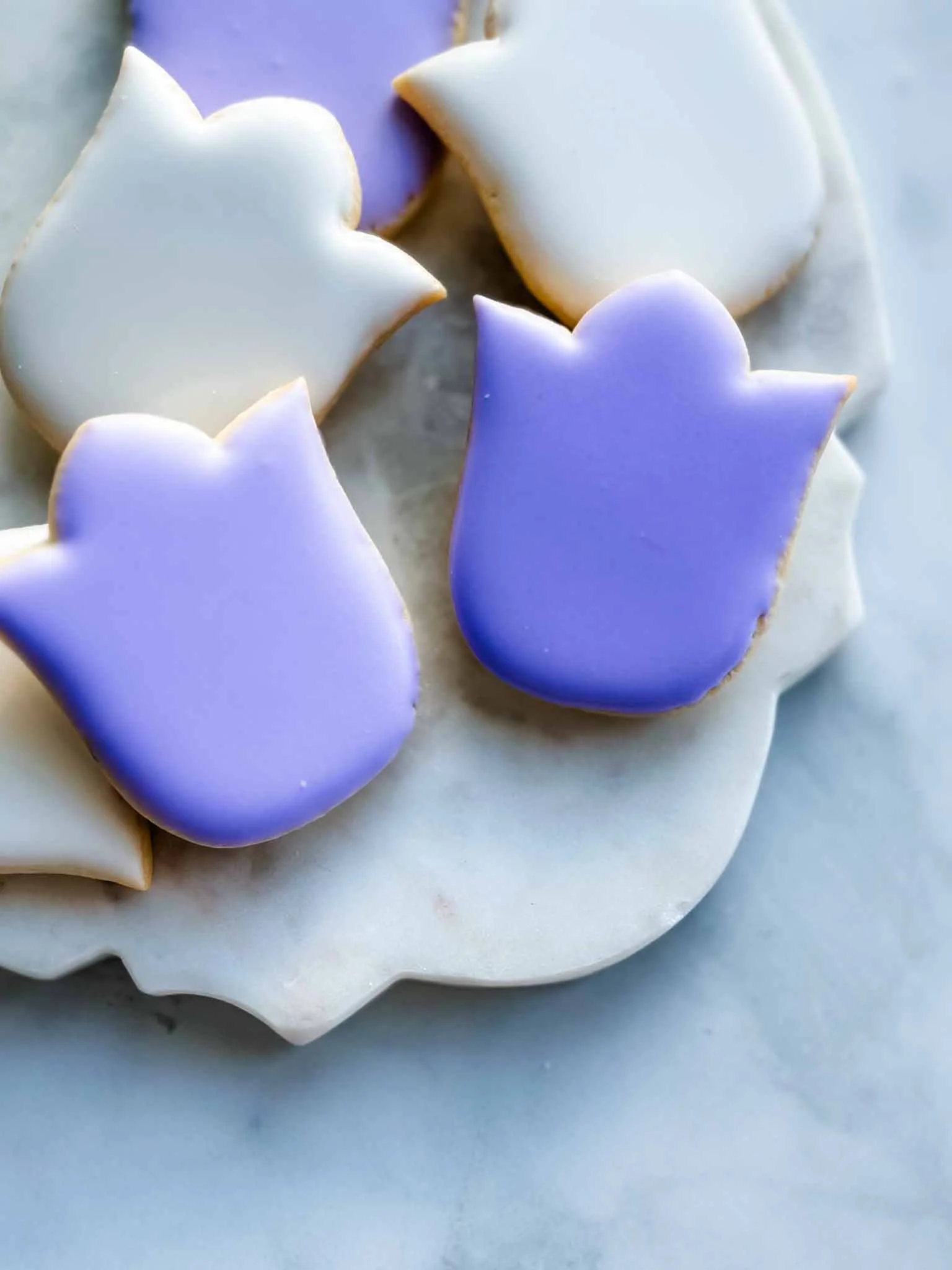 Just iced spring tulip cookies 