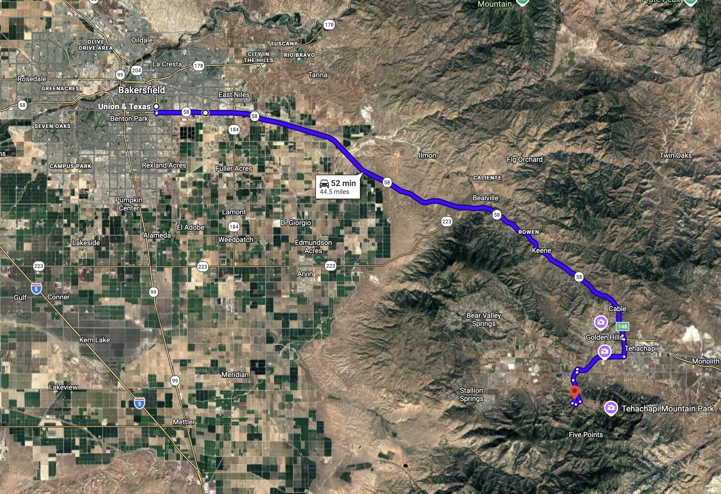 Map Bakersfield - Lot 143 Zurich Dr.png