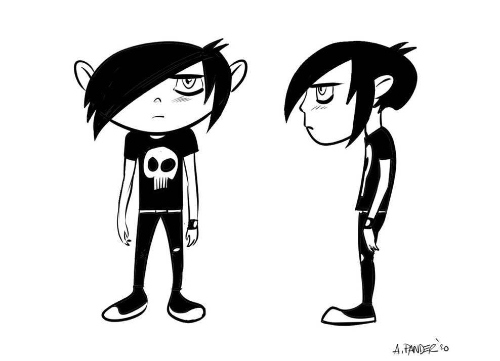 Emo Dude-Front:Side-©Arnold Pander.jpeg