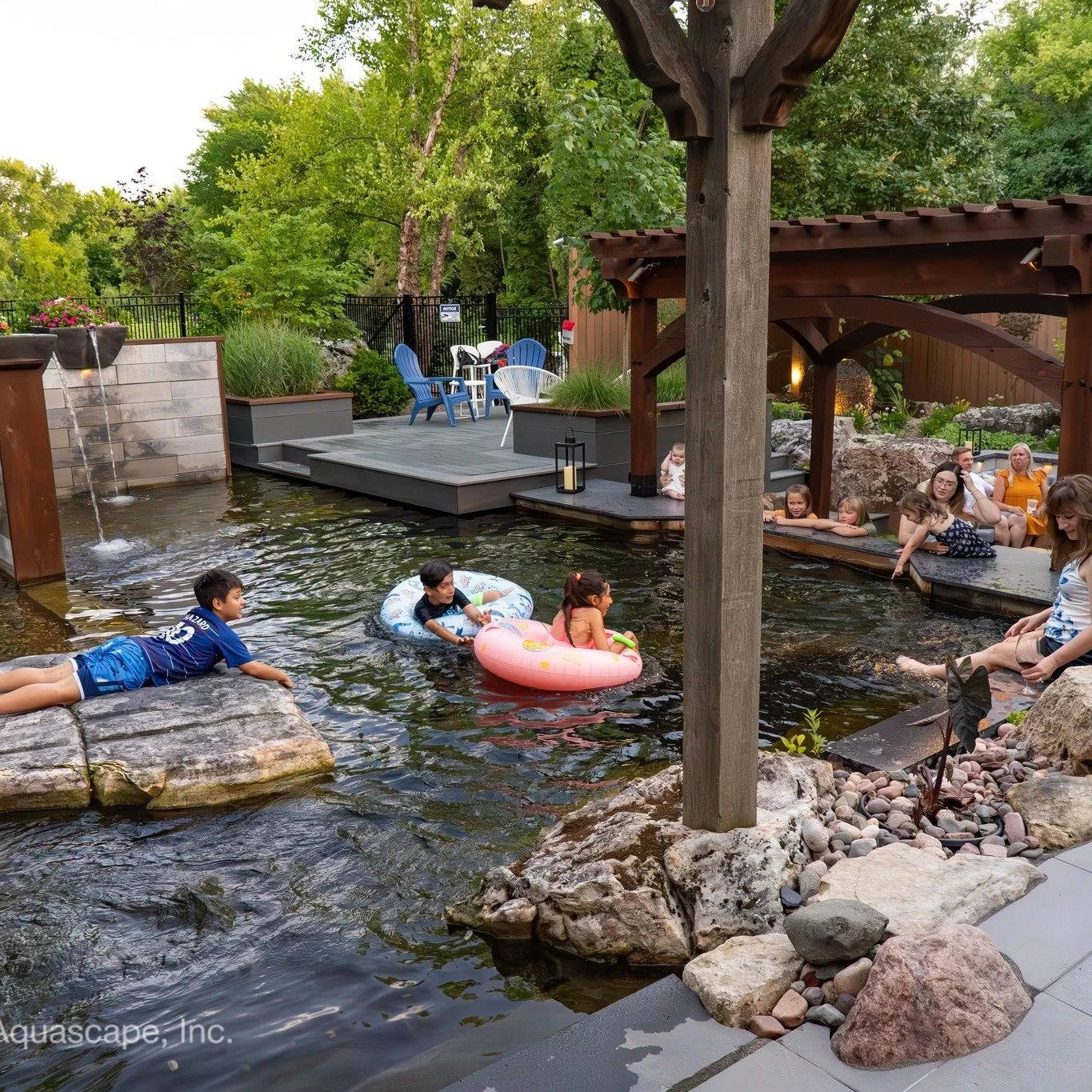 Happy International Family Day! Today is a good reminder that some of the best memories happen right at home.

A recreation pond gives your family a place to gather, cool off, and enjoy nature together without leaving the yard.

The little kids can d