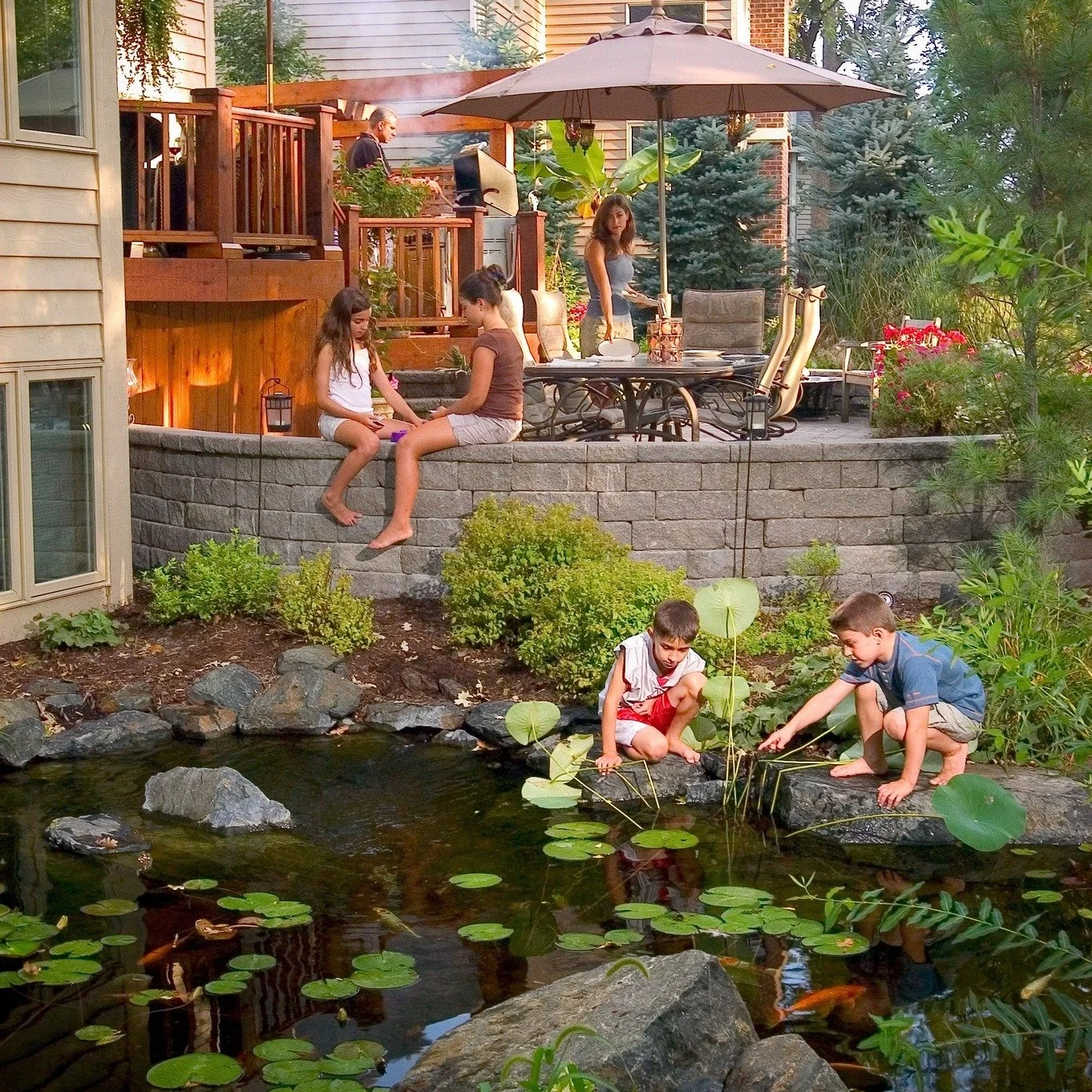 Memorial Day is a time to slow down, gather with family, and enjoy the people around you.

And in Texas, that usually means finding a way to cool off.

A custom recreation pond gives your backyard a natural place for guests to swim, float, snorkel, d