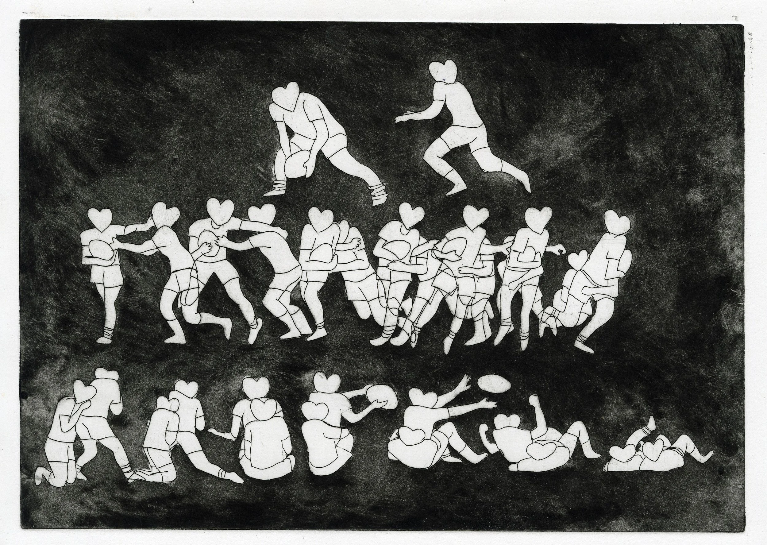 Copper plate etching