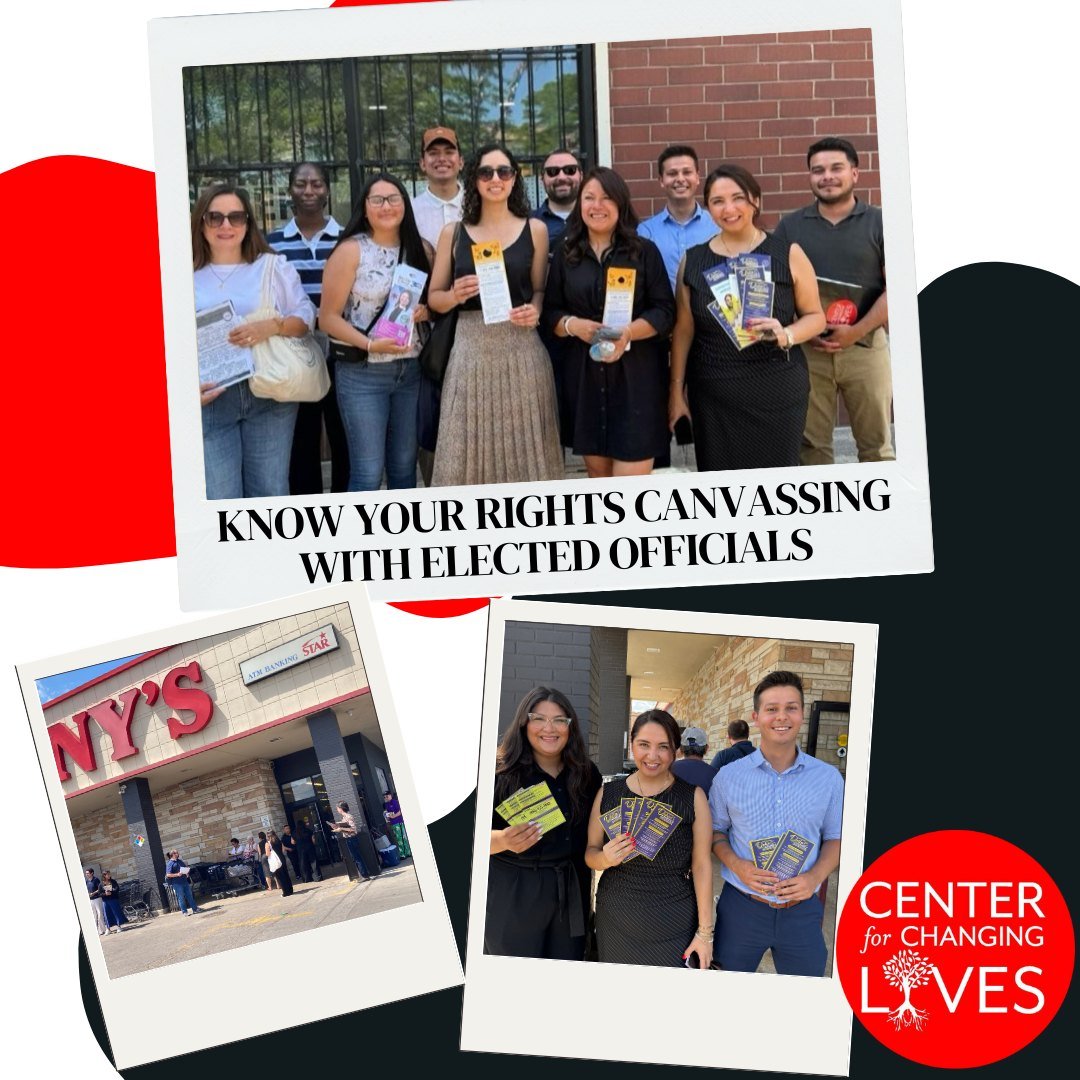 📢 On July 1st, our team joined @repdeliaramirez, @senatorgraciela, @rep.willguzzardi and @commissionervasquez offices for a Know Your Rights canvassing event at local businesses — all with the goal of connecting directly with community member