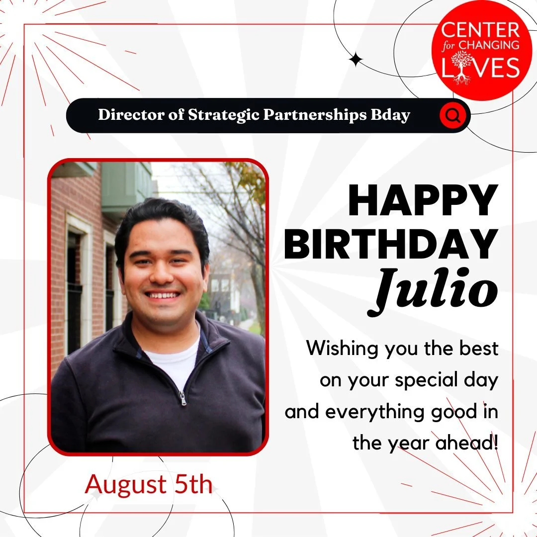 🎉 Today we’re celebrating Julio’s cumpleaños! 🎉
As our Director of Strategic Partnerships and Team Lead, Julio brings vision, corazón, and unwavering dedication to our team and mission.
We’re so grateful for his lid