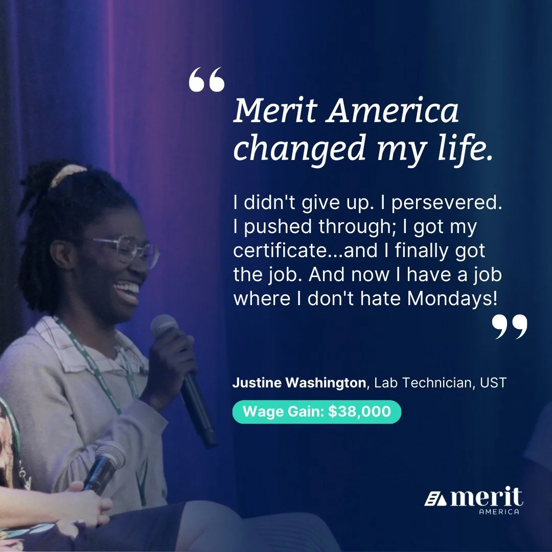 Tired of feeling stuck? A tech career could be your next big move. 🚀
Join a virtual open house with @wearemeritamerica and explore high-growth careers in IT Support, Data Analytics, Cybersecurity, Project Management, UX Design, and Java Development.