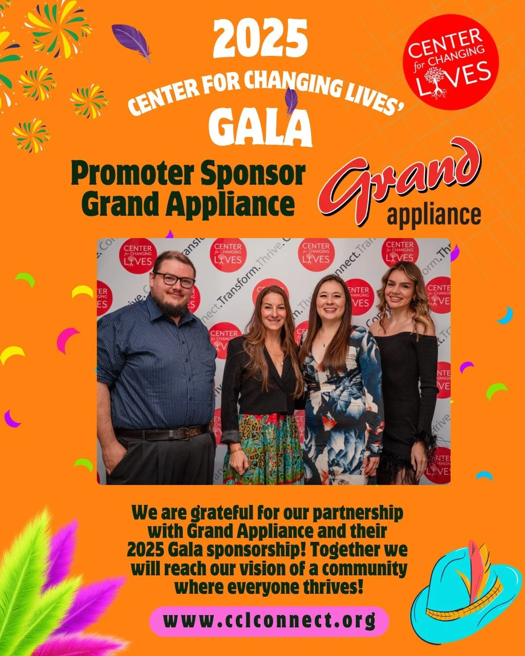 🎉 Huge thanks to @grandappliance, a new partner and Advocate Level sponsor for our 2025 Gala! 💚
We&rsquo;re thrilled to welcome you to the CCL community and celebrate your commitment to shop local and strengthen our economy. 🛍️💪
Your partnership 