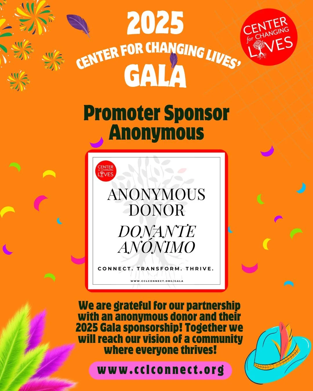🎉 Huge thanks to one of our Promoter Level sponsors, whose generous anonymous support helped make our 2025 Gala such a success! 💚
Your partnership powers inclusive economic opportunity, helping participants build financial confidence, grow income, 