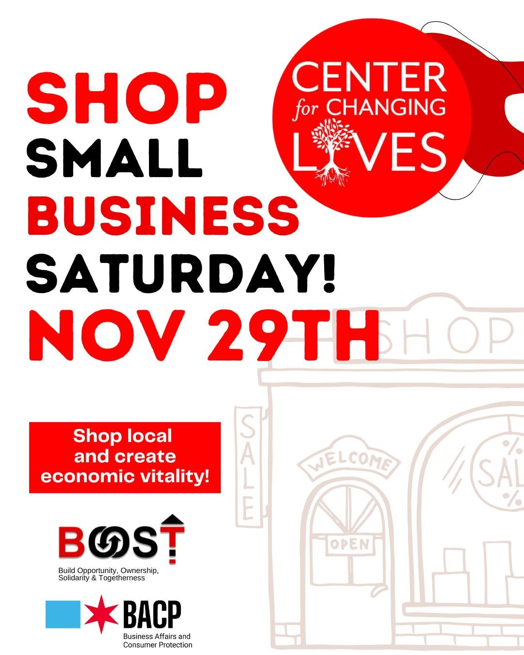 Get in on Small Business Saturday and support the community! 🛍️
Together, we can boost our local economy by shopping at local small businesses, which creates economic vitality and strengthens our community.
Shop local this November 29th! 🎁
As a Nei