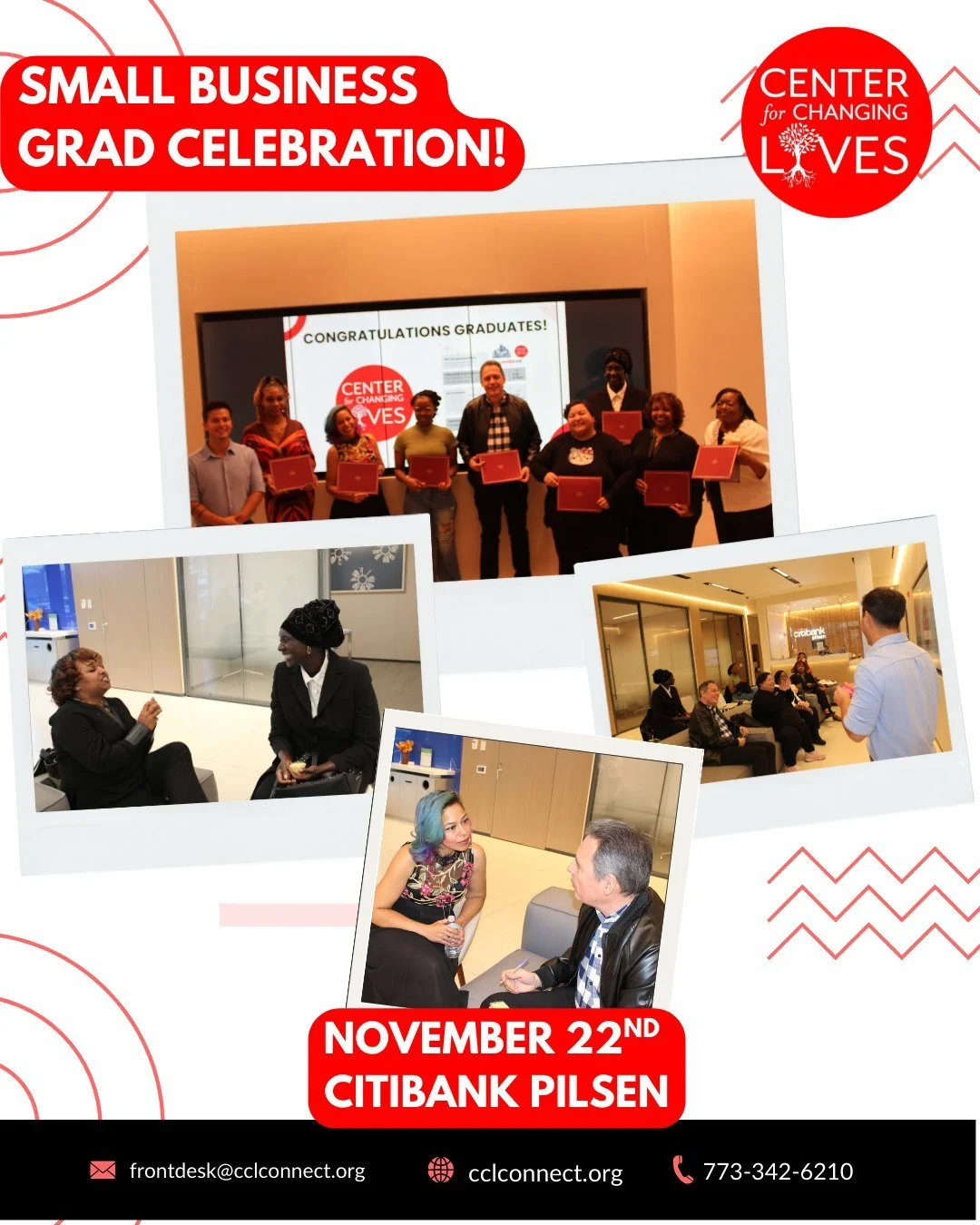 🌟 Happy #SmallBusinessSaturday! 🌟

We are so proud of our bold, brilliant small business grads from our Economic Empowerment Center and Funding Fundamentals cohorts. 💼✨

Back on Saturday, November 22nd, we celebrated their entrepreneurial journeys