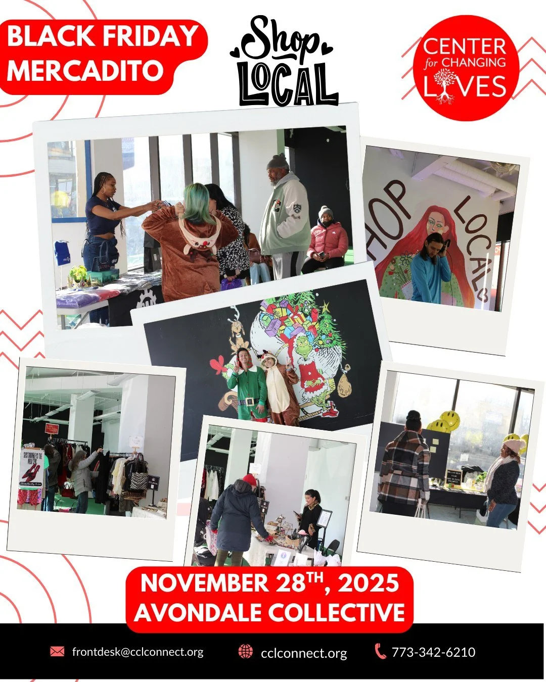 🎉 Throwback to our CCL Black Friday Mercadito. What an incredible day celebrating community, cultura and local entrepreneurs. Shoutout to our amazing DJ @michael__premier who kept the vibes flowing all day! 🎶🖤

🛍️ Thanks to everyone who came out 